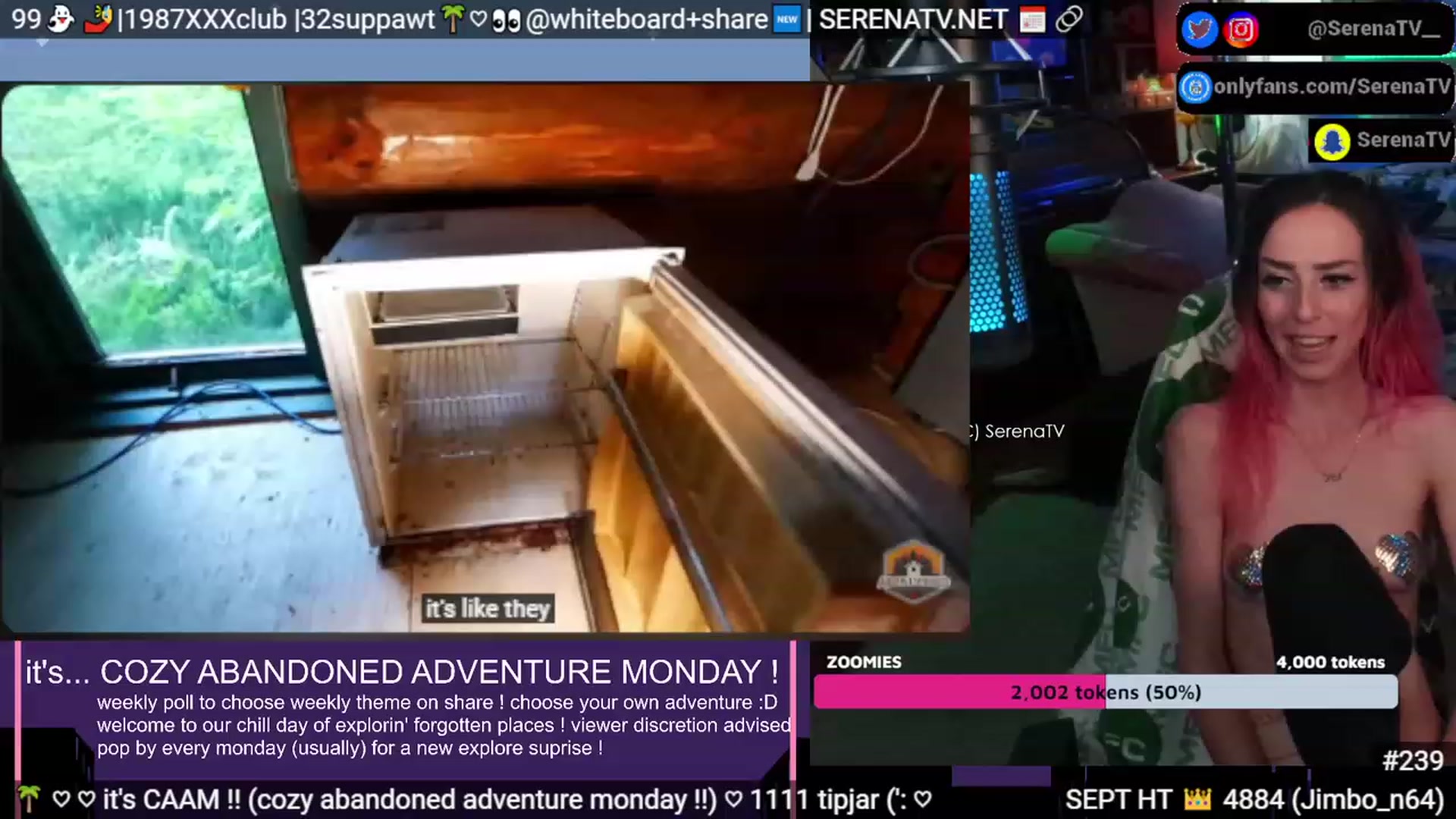 Gallery image thumbnail from serenatv's myfreecams stream on, 09/18/2023, 20:27 image 19 of 20