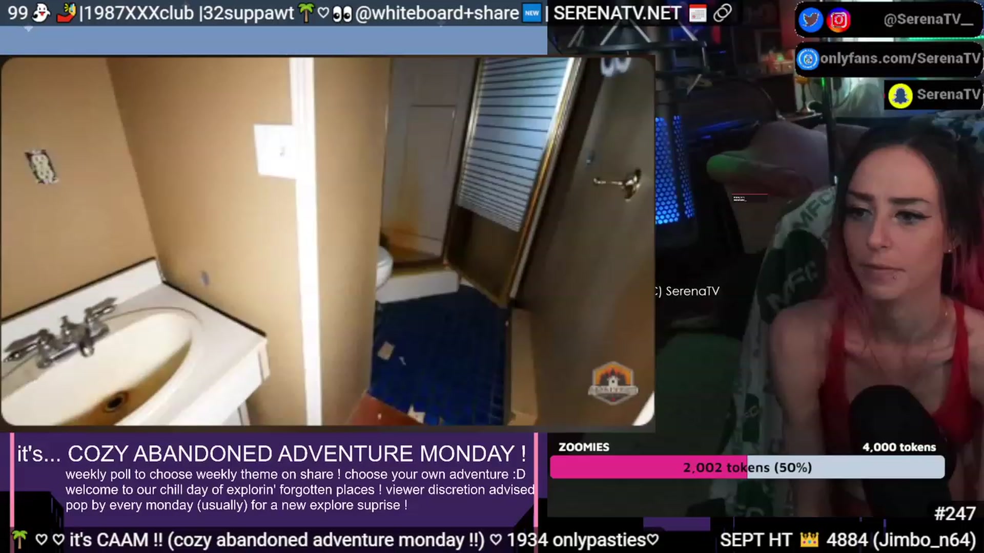 Gallery image thumbnail from serenatv's myfreecams stream on, 09/18/2023, 20:27 image 14 of 20