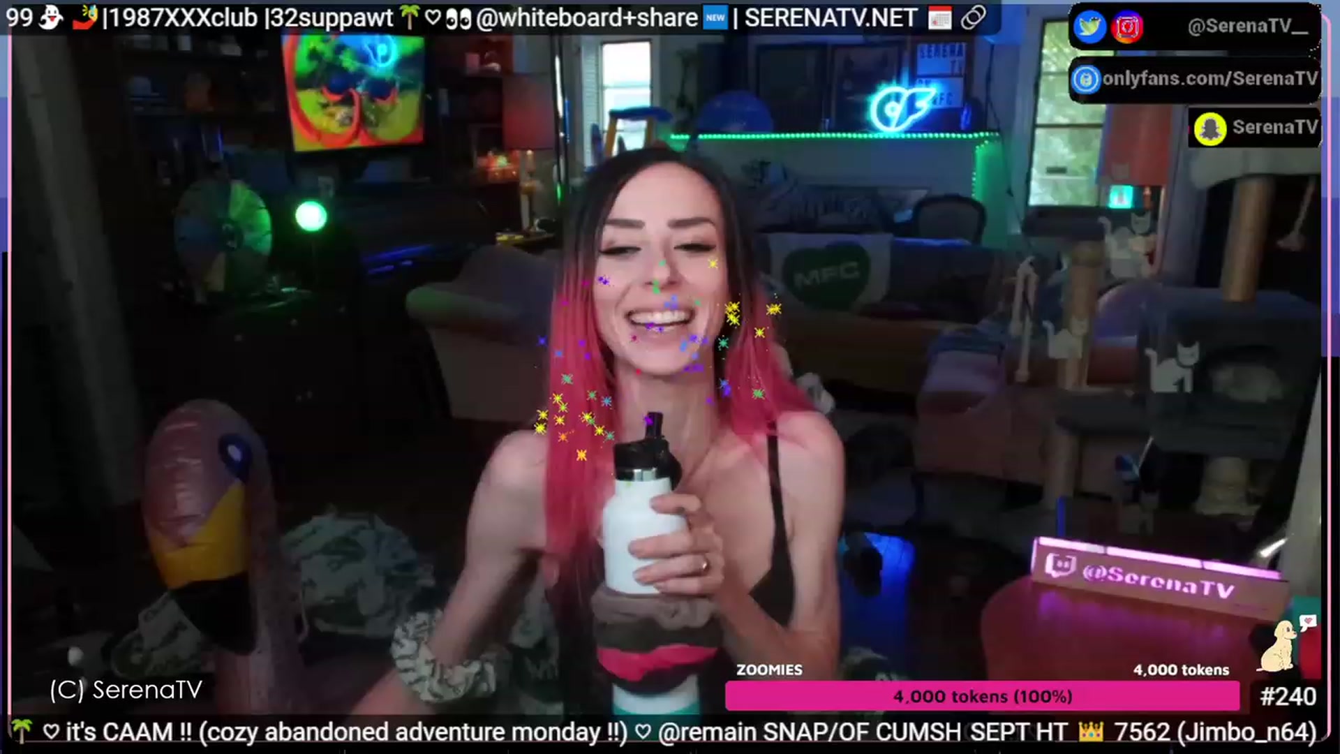 Gallery image thumbnail from serenatv's myfreecams stream on, 09/25/2023, 20:27 image 2 of 20