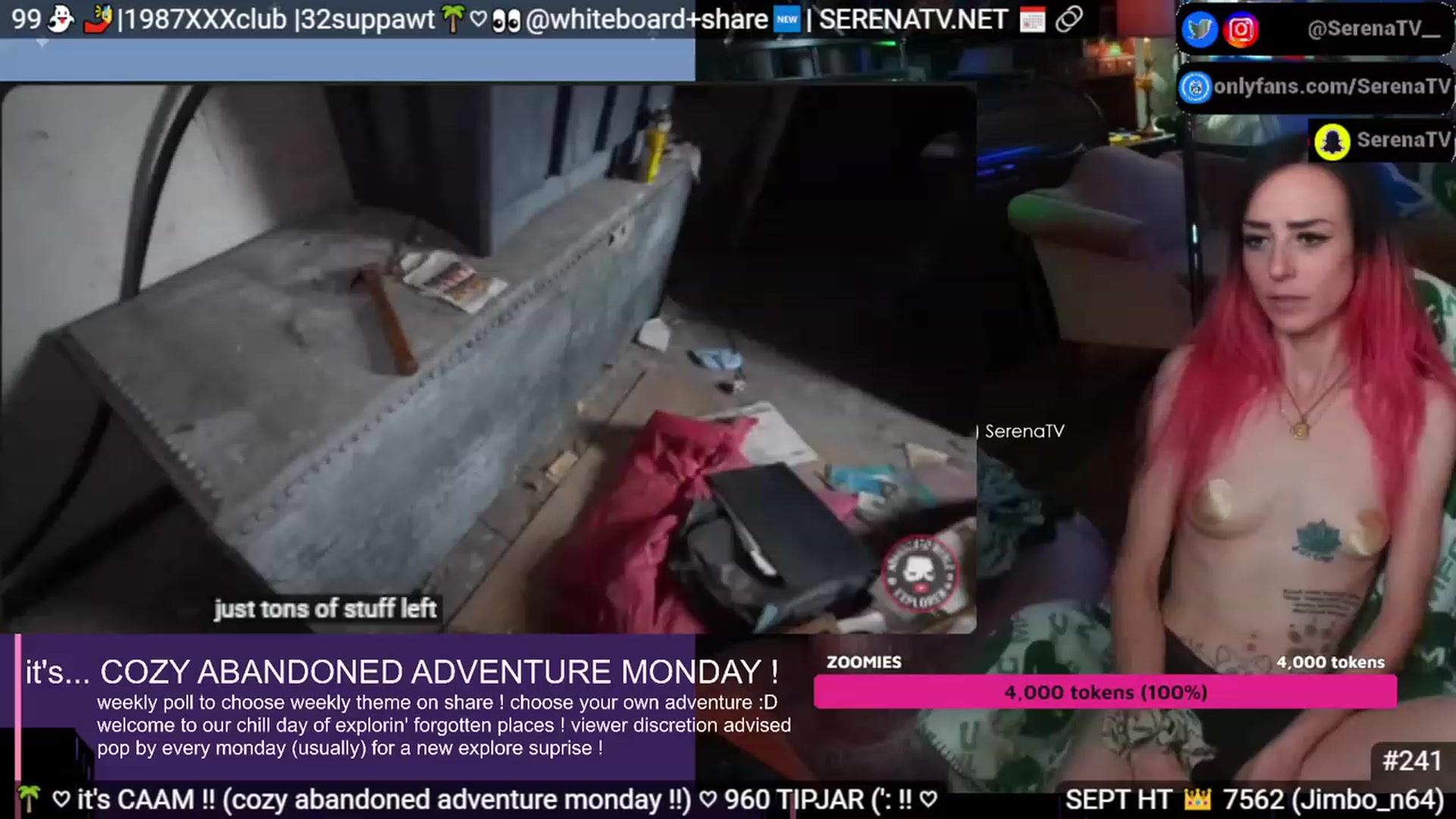Gallery image thumbnail from serenatv's myfreecams stream on, 09/25/2023, 20:27 image 16 of 20