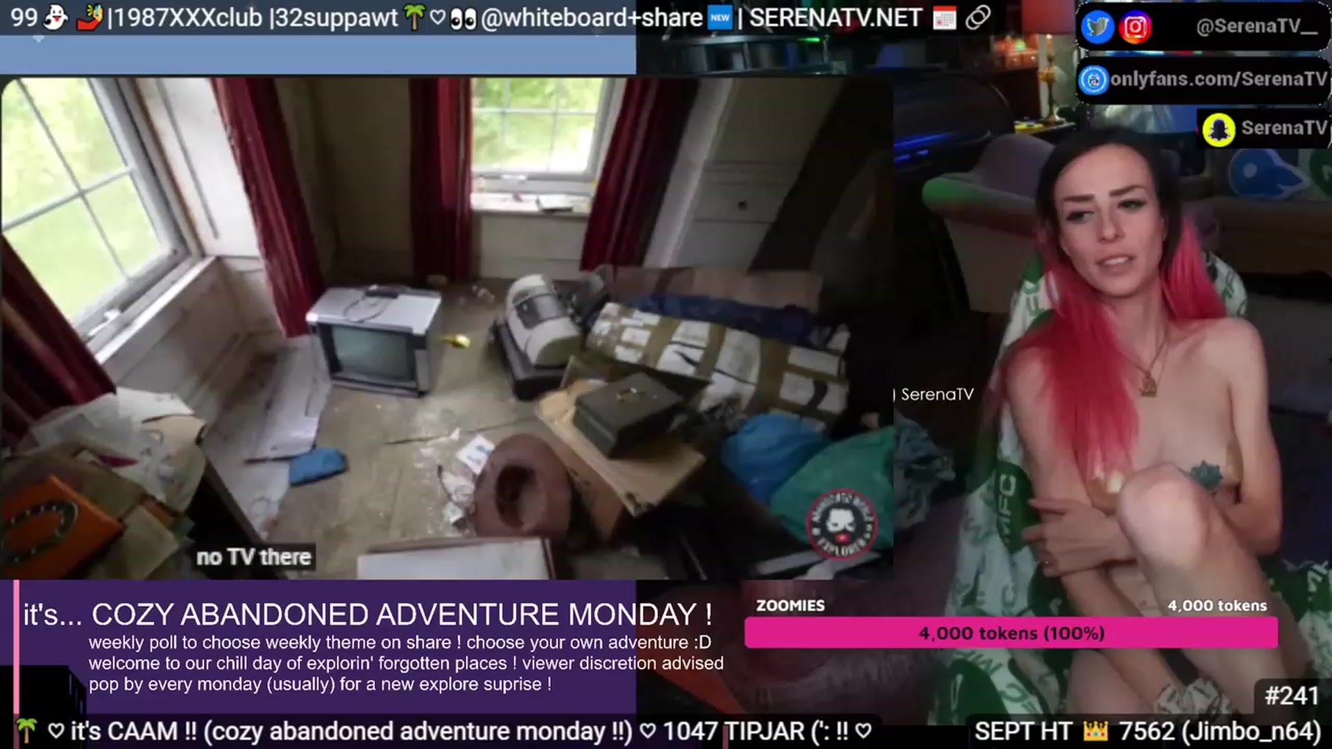Gallery image thumbnail from serenatv's myfreecams stream on, 09/25/2023, 20:27 image 11 of 20