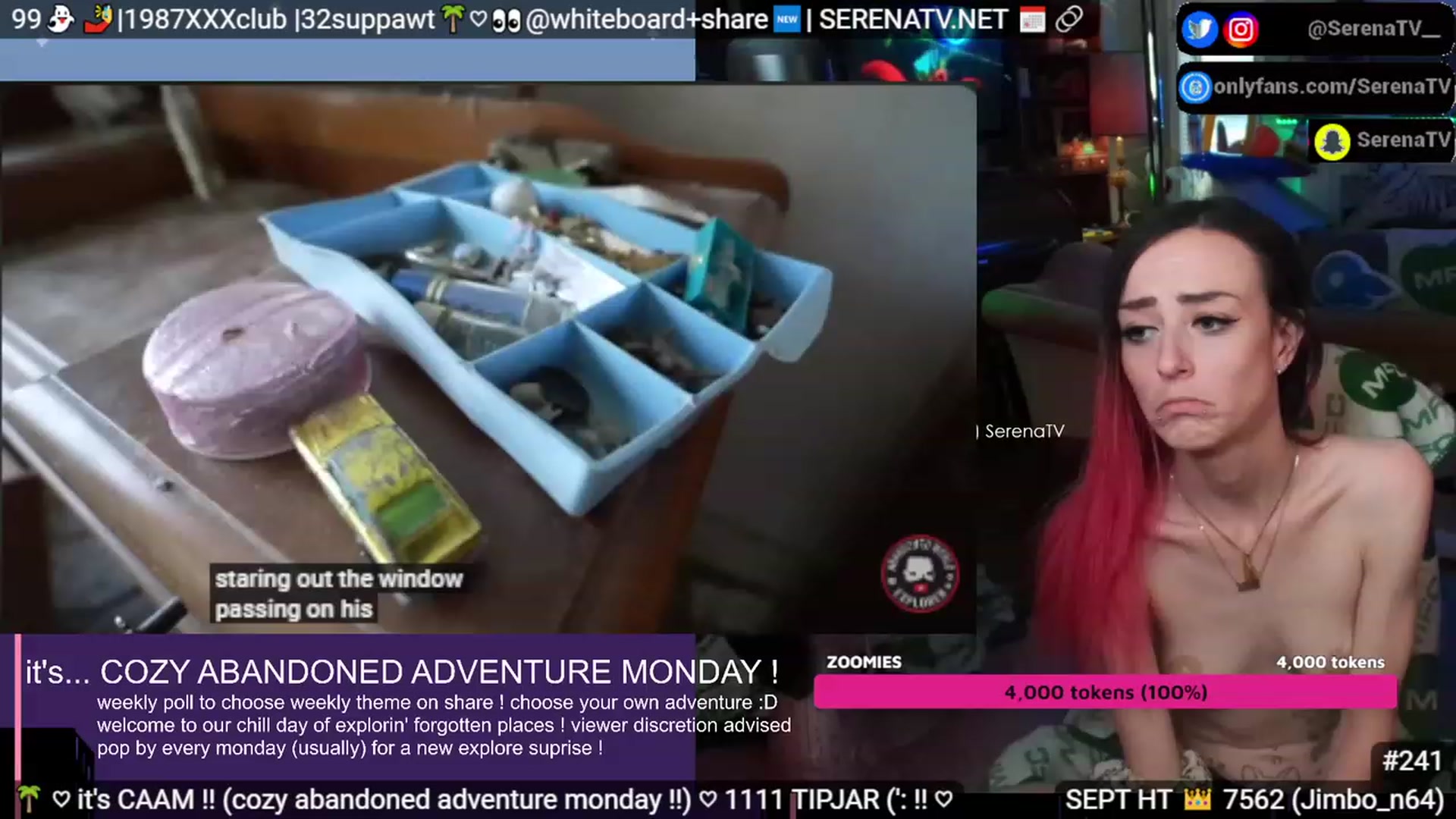 Gallery image thumbnail from serenatv's myfreecams stream on, 09/25/2023, 20:27 image 5 of 20