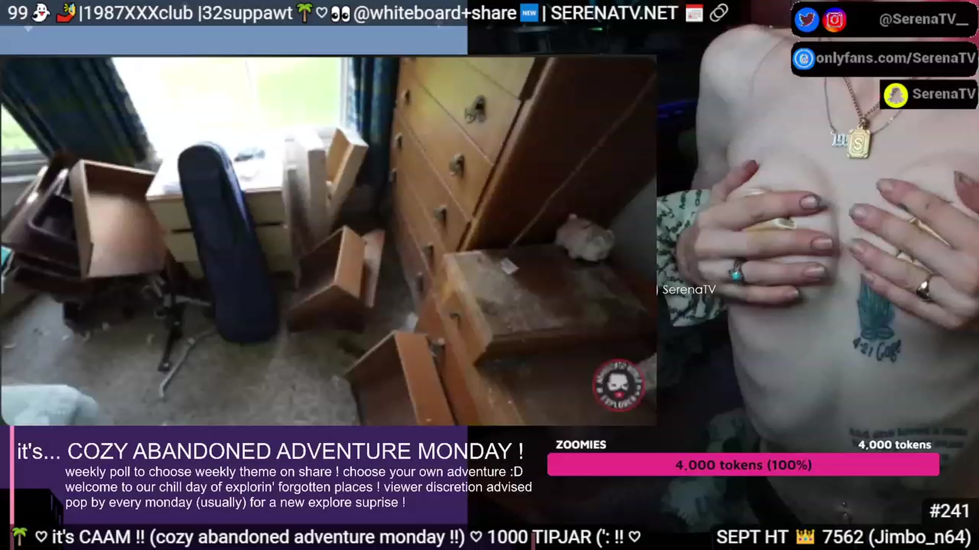 Gallery image thumbnail from serenatv's myfreecams stream on, 09/25/2023, 20:27 image 12 of 20