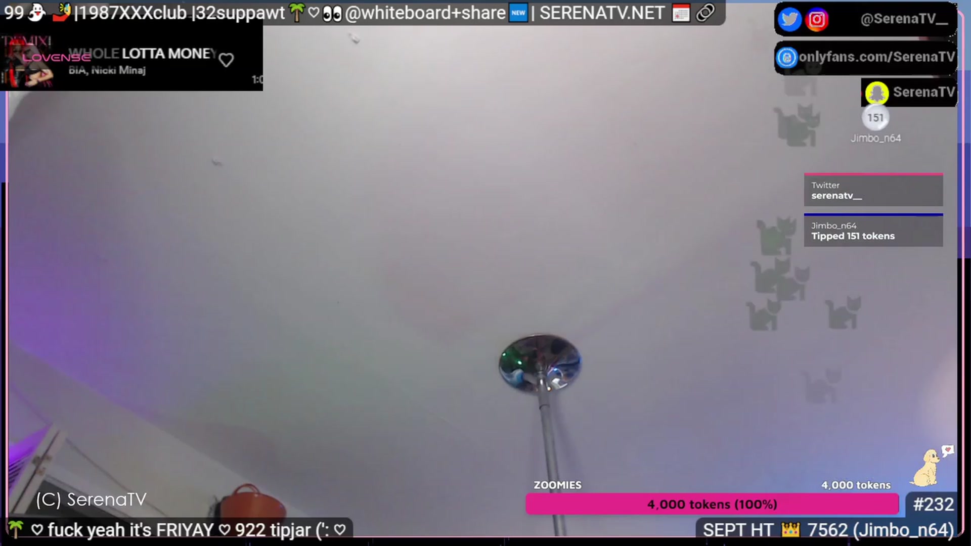 Gallery image thumbnail from serenatv's myfreecams stream on, 09/29/2023, 21:15 image 12 of 20