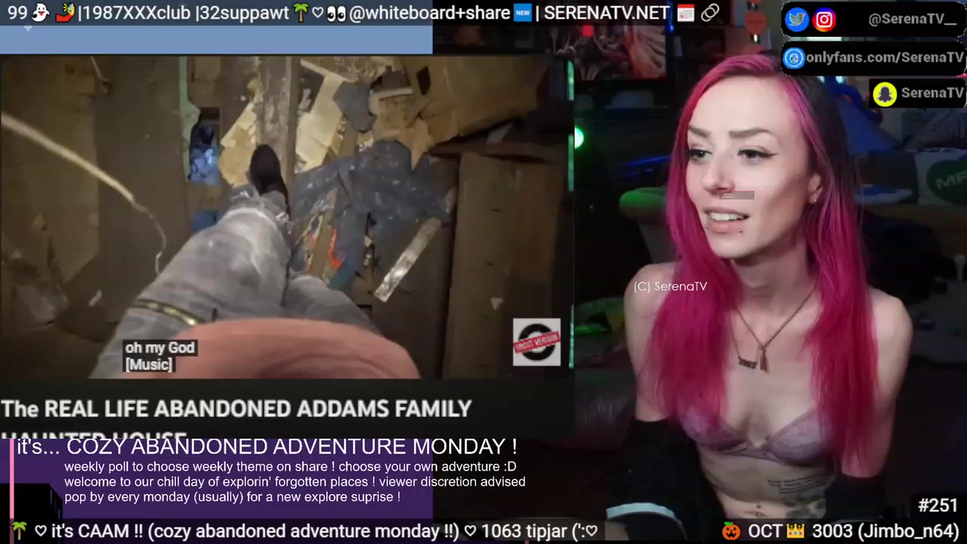 Gallery image thumbnail from serenatv's myfreecams stream on, 10/09/2023, 20:27 image 18 of 20