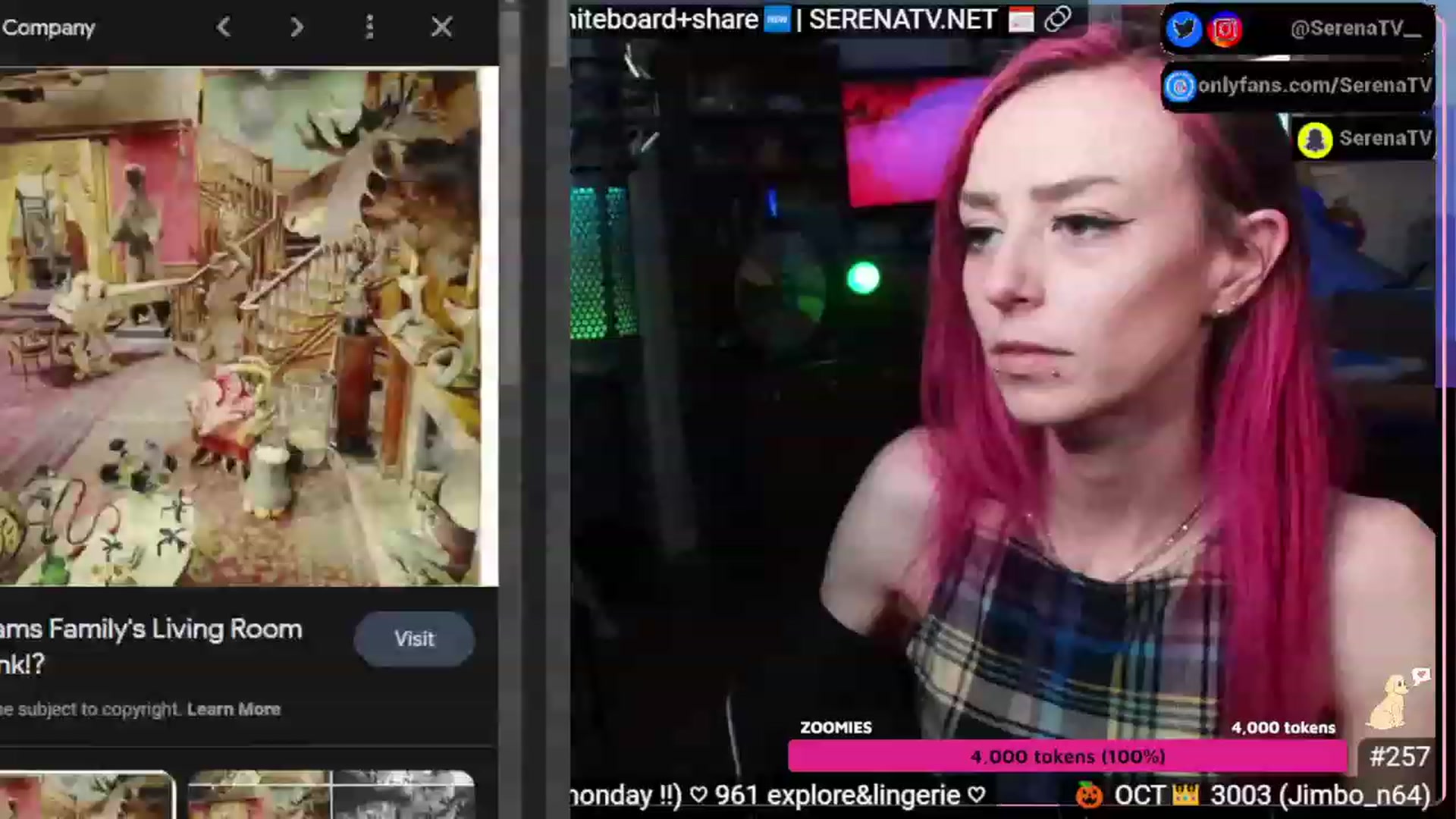 Gallery image thumbnail from serenatv's myfreecams stream on, 10/09/2023, 20:27 image 8 of 20