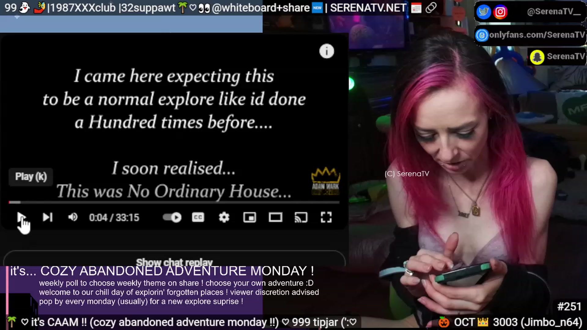 Gallery image thumbnail from serenatv's myfreecams stream on, 10/09/2023, 20:27 image 20 of 20