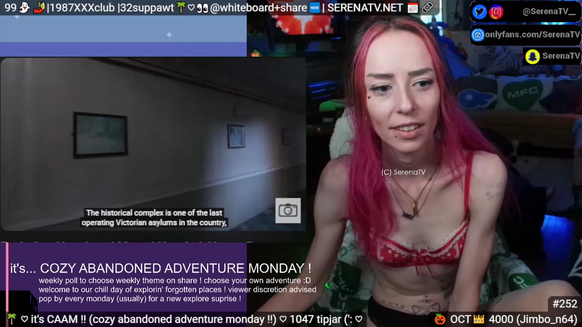 Gallery image thumbnail from serenatv's myfreecams stream on, 10/16/2023, 21:03 image 11 of 20