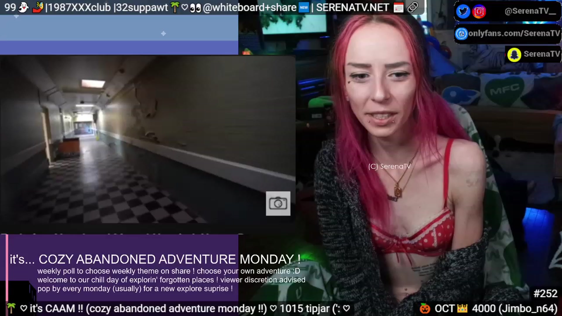 Gallery image thumbnail from serenatv's myfreecams stream on, 10/16/2023, 21:03 image 13 of 20