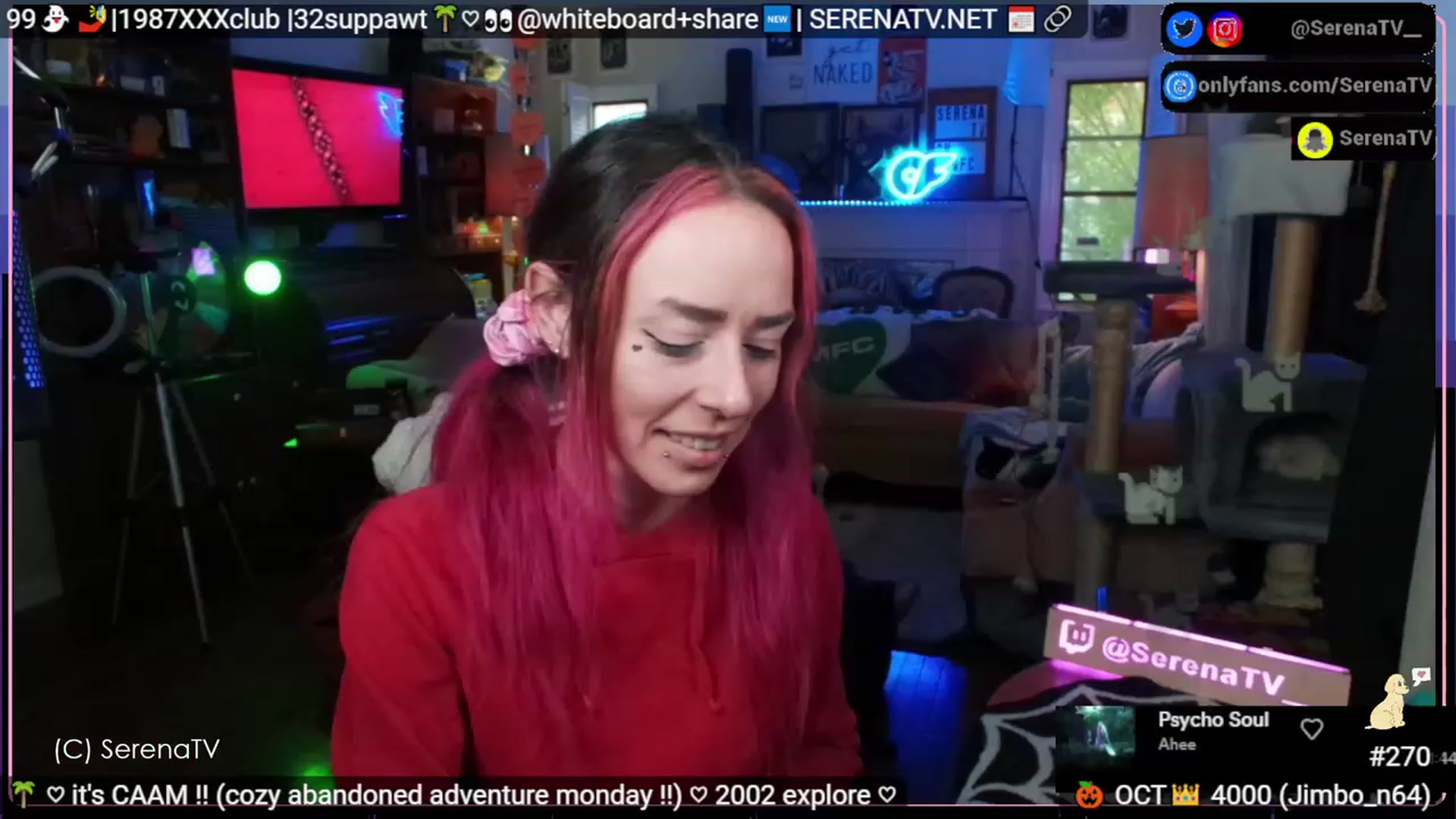 Gallery image thumbnail from serenatv's myfreecams stream on, 10/16/2023, 21:03 image 4 of 20