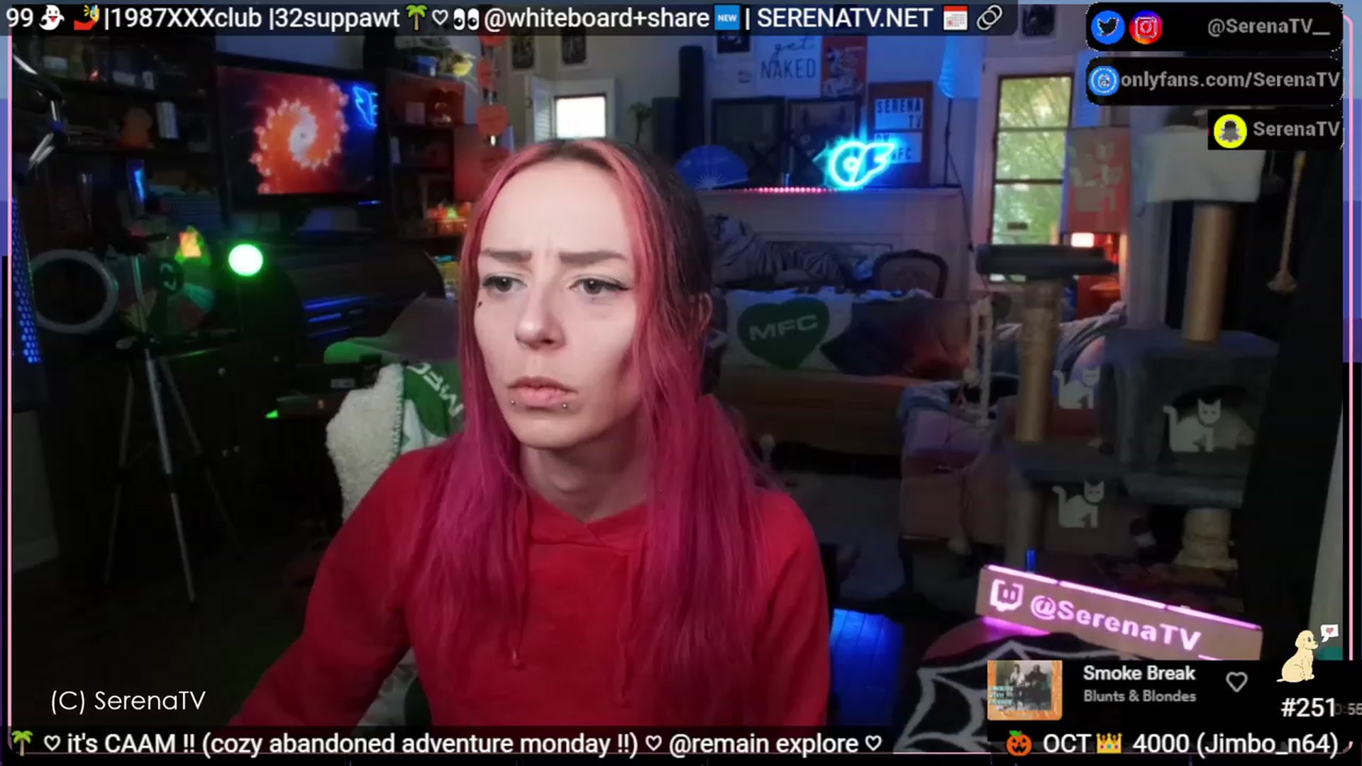 Gallery image thumbnail from serenatv's myfreecams stream on, 10/16/2023, 21:03 image 7 of 20