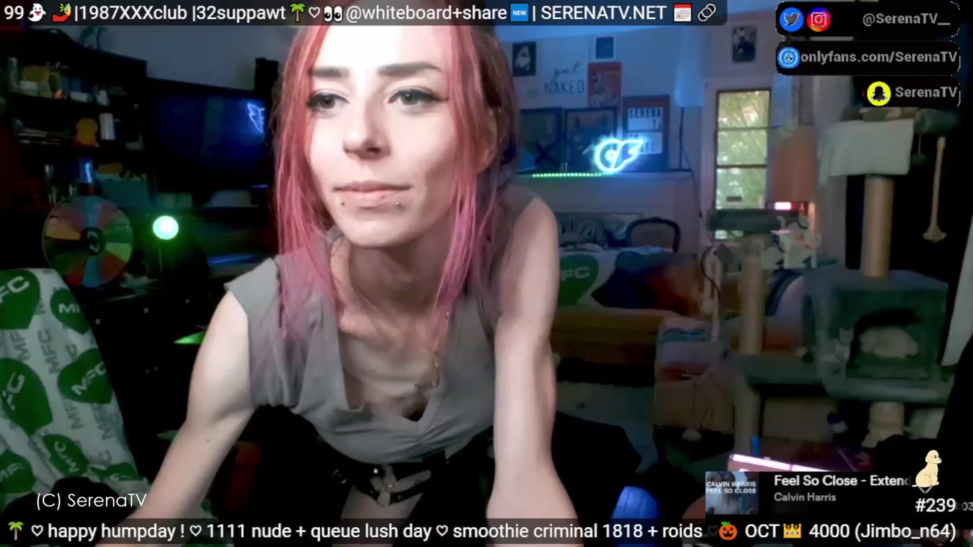 Gallery image thumbnail from serenatv's myfreecams stream on, 10/18/2023, 20:15 image 16 of 20