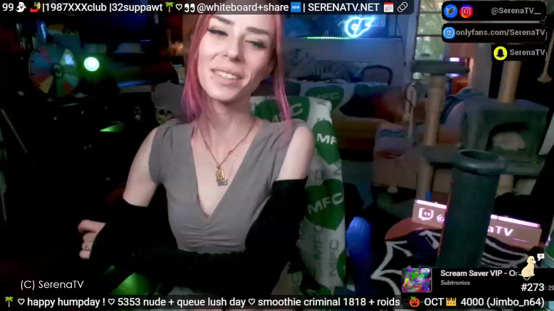Gallery image thumbnail from serenatv's myfreecams stream on, 10/18/2023, 20:15 image 7 of 20