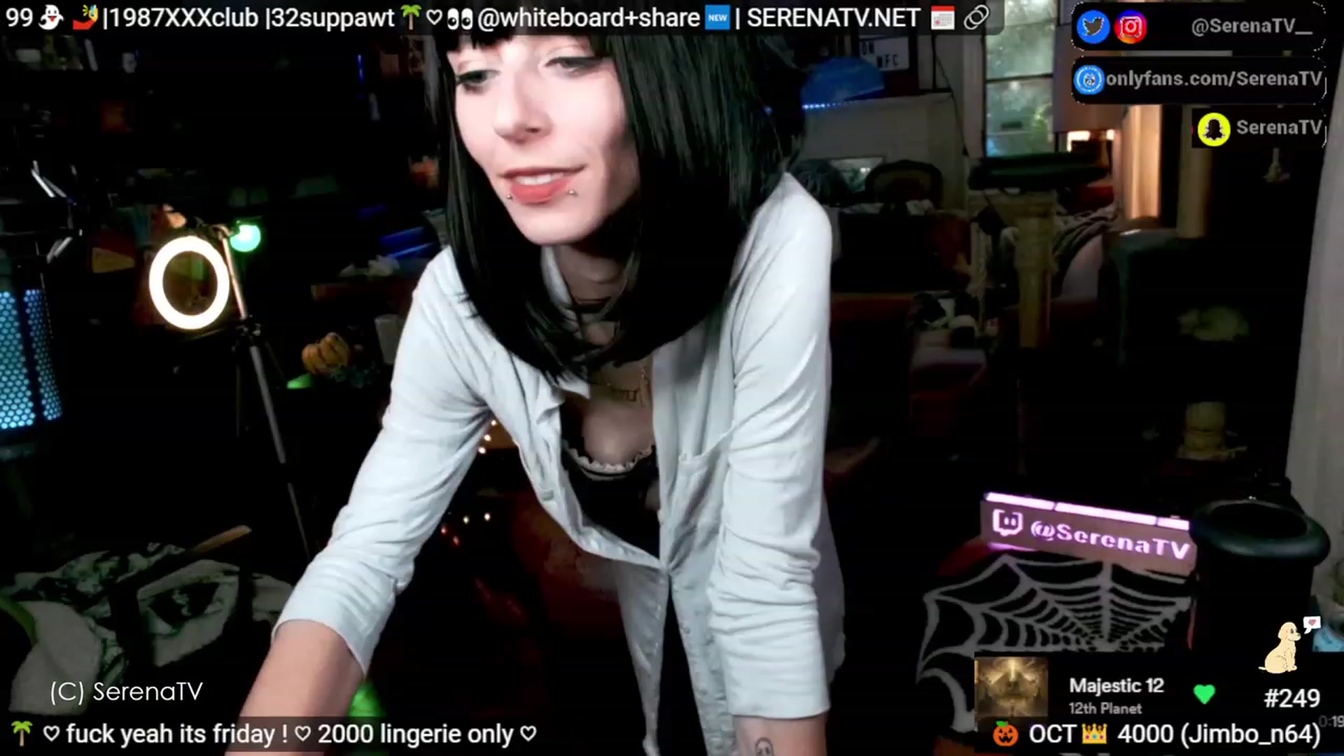 Gallery image thumbnail from serenatv's myfreecams stream on, 10/20/2023, 20:22 image 10 of 20