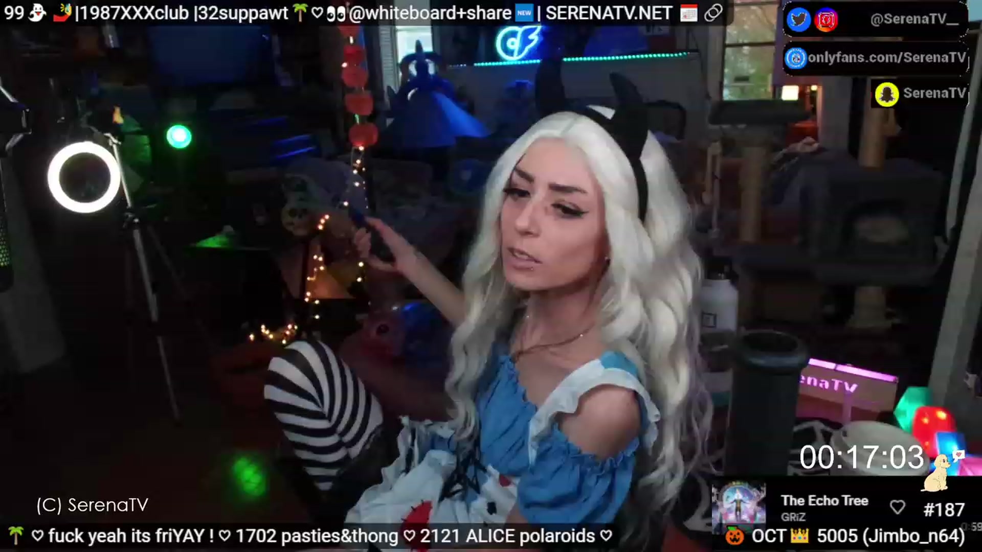 Gallery image thumbnail from serenatv's myfreecams stream on, 10/28/2023, 21:05 image 6 of 20
