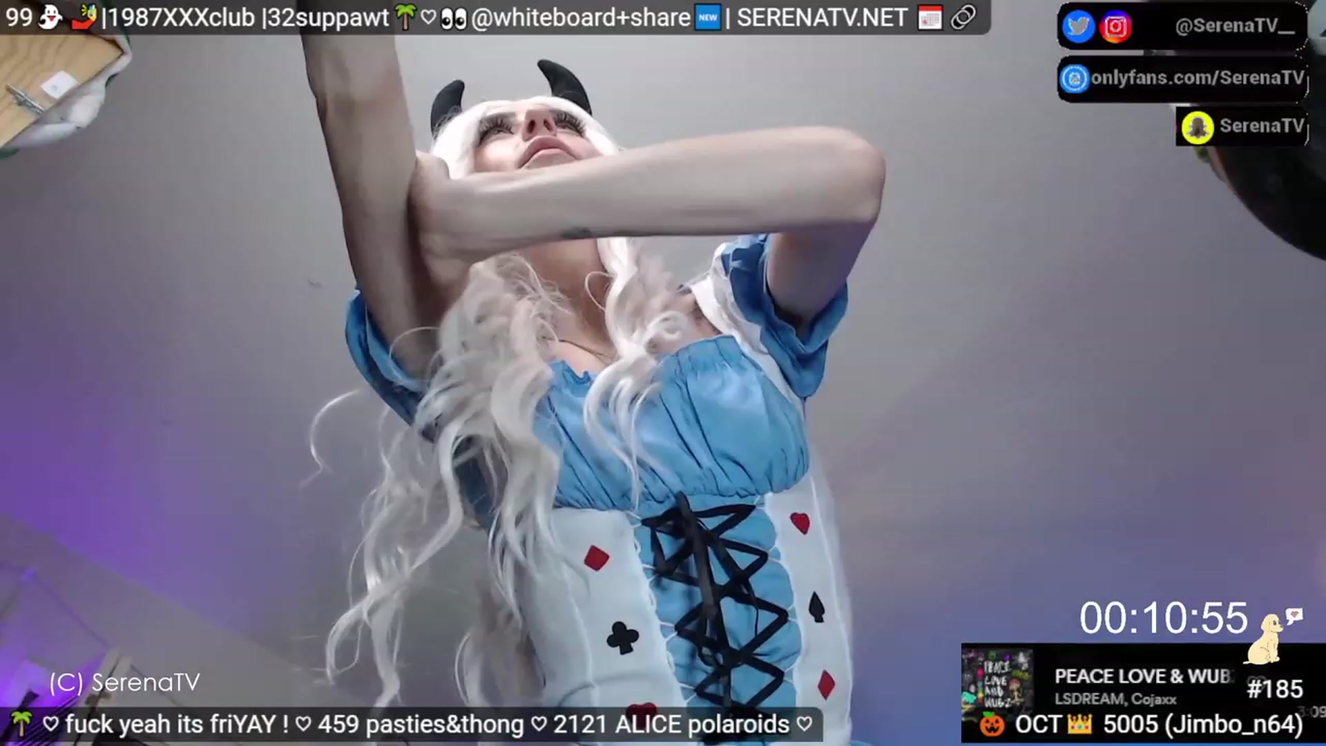 Gallery image thumbnail from serenatv's myfreecams stream on, 10/28/2023, 21:05 image 10 of 20