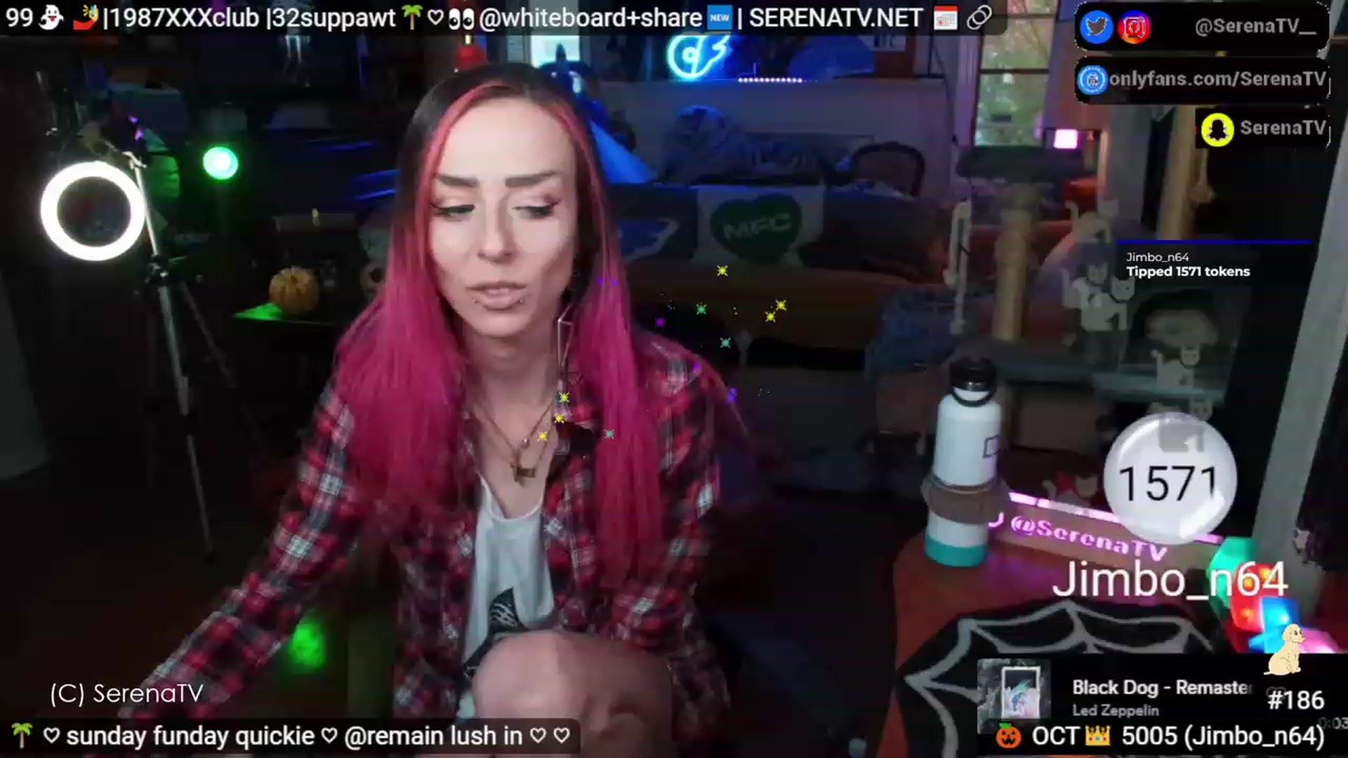 Gallery image thumbnail from serenatv's myfreecams stream on, 10/29/2023, 20:02 image 5 of 20