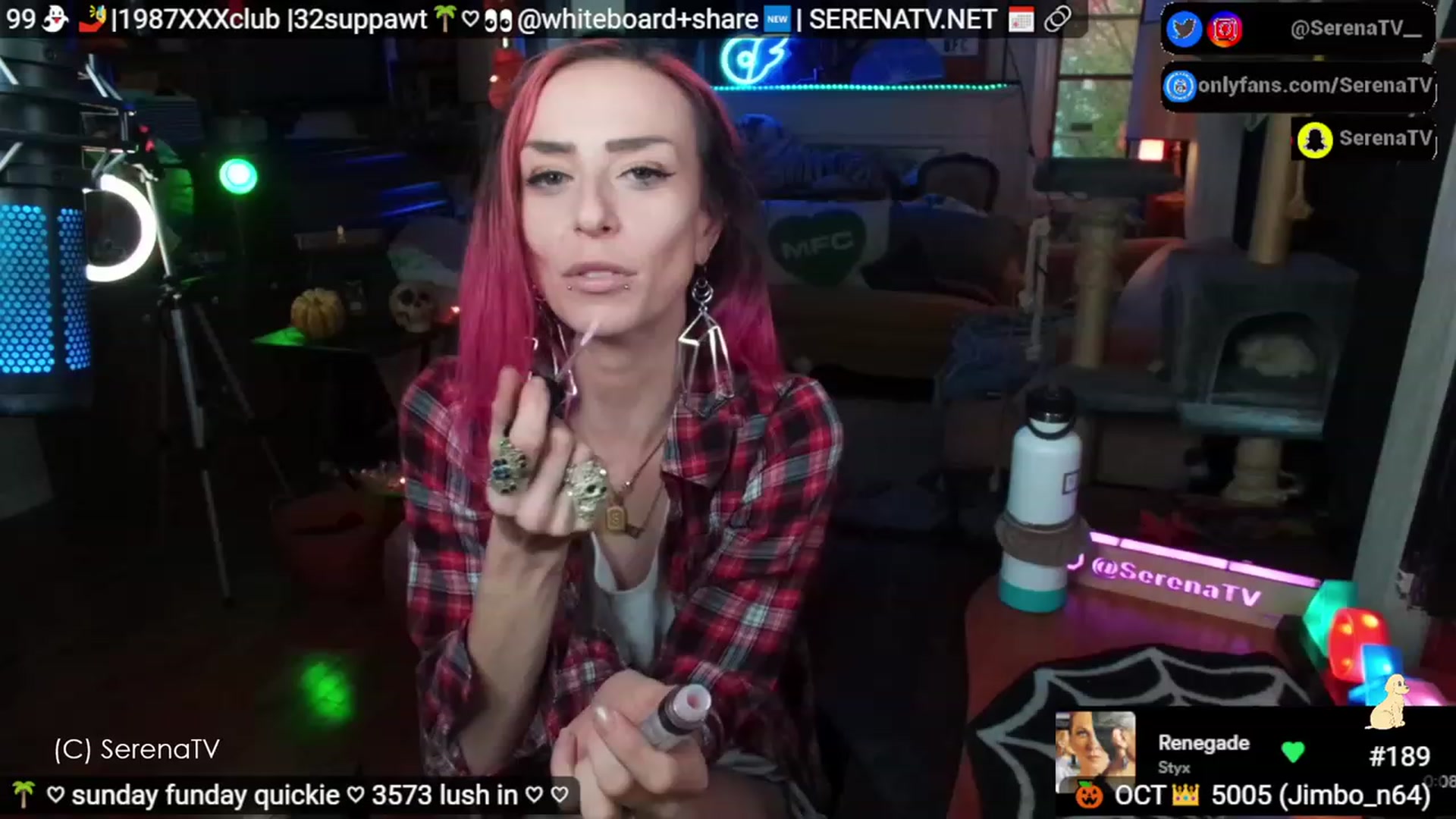 Gallery image thumbnail from serenatv's myfreecams stream on, 10/29/2023, 20:02 image 1 of 20
