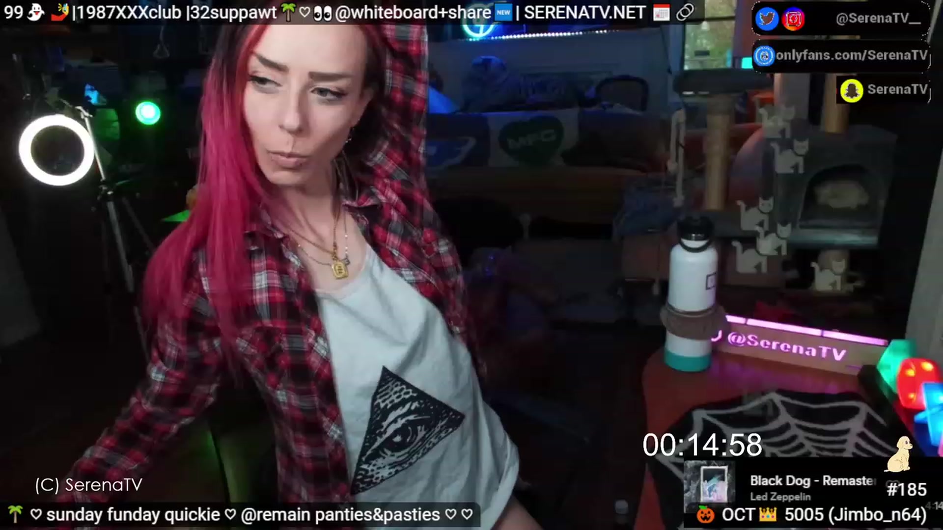 Gallery image thumbnail from serenatv's myfreecams stream on, 10/29/2023, 20:02 image 9 of 20
