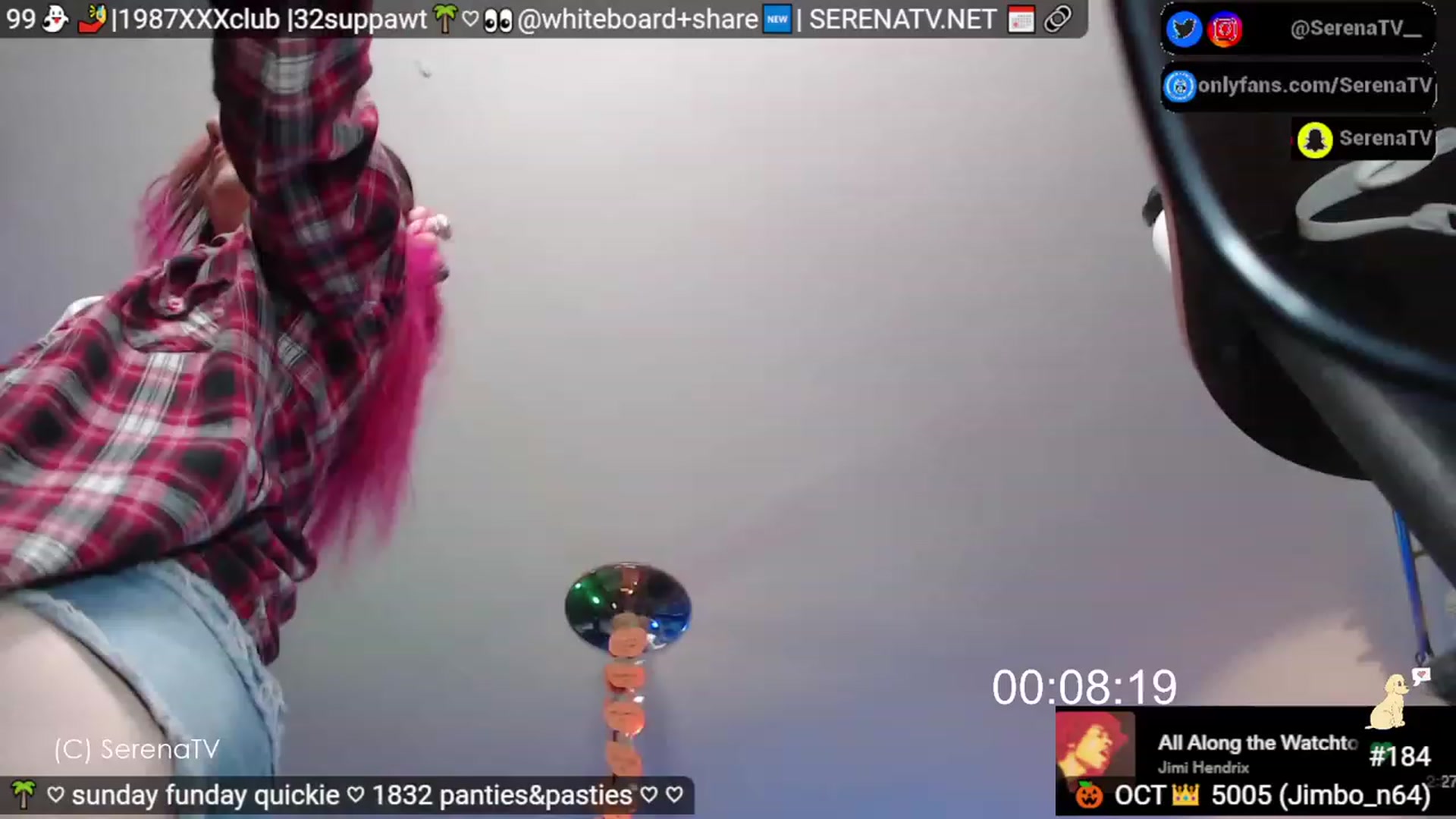 Gallery image thumbnail from serenatv's myfreecams stream on, 10/29/2023, 20:02 image 12 of 20