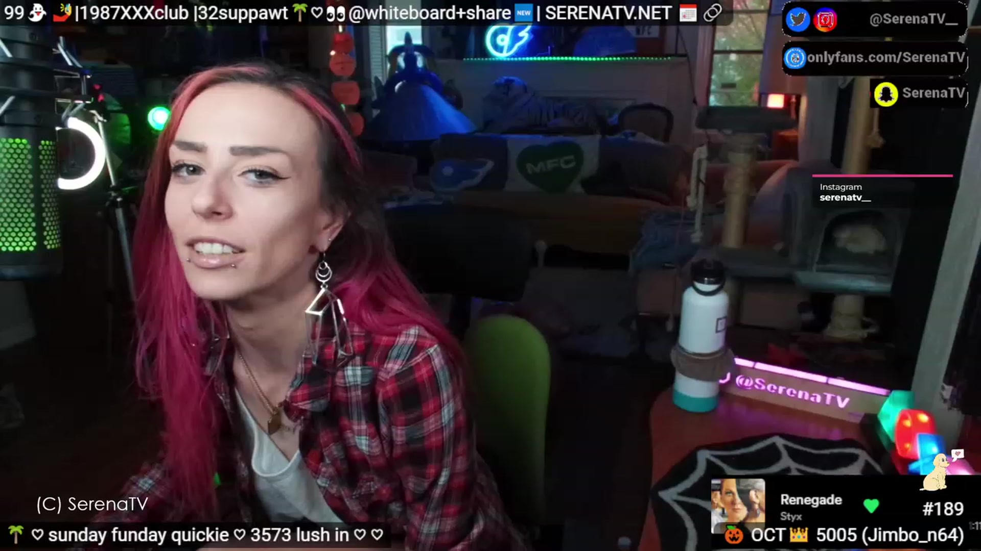 Gallery image thumbnail from serenatv's myfreecams stream on, 10/29/2023, 20:02 image 2 of 20