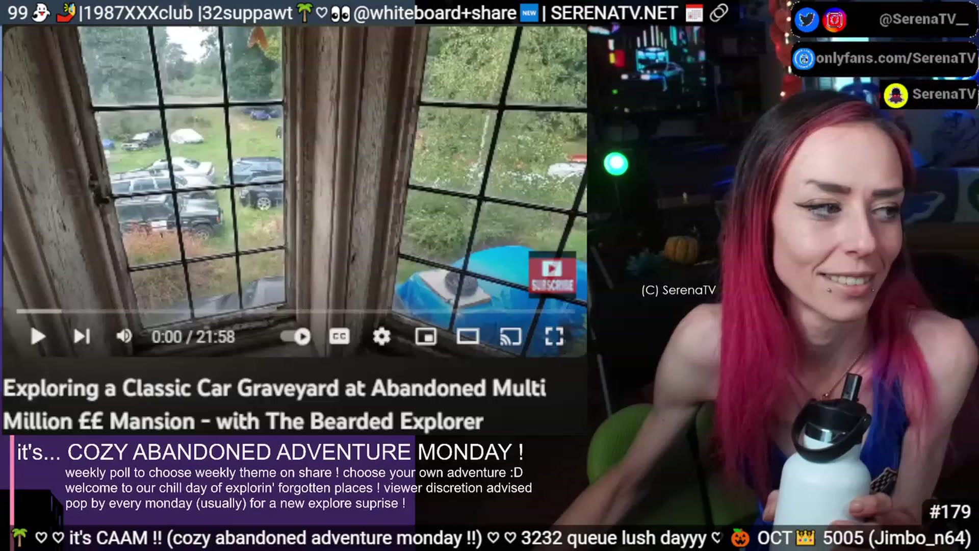 Gallery image thumbnail from serenatv's myfreecams stream on, 10/30/2023, 20:40 image 6 of 20