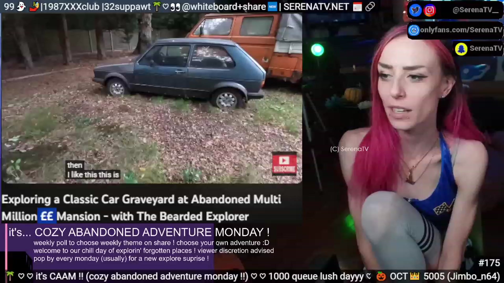 Gallery image thumbnail from serenatv's myfreecams stream on, 10/30/2023, 20:40 image 11 of 20