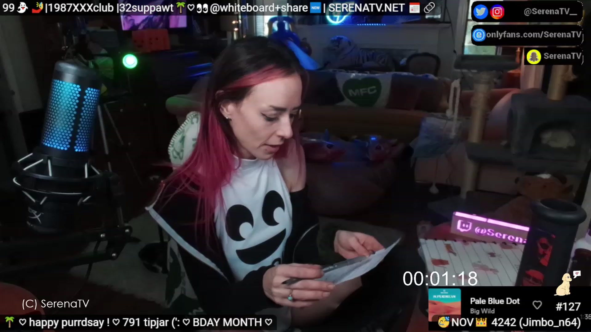 Gallery image thumbnail from serenatv's myfreecams stream on, 11/02/2023, 20:07 image 19 of 20