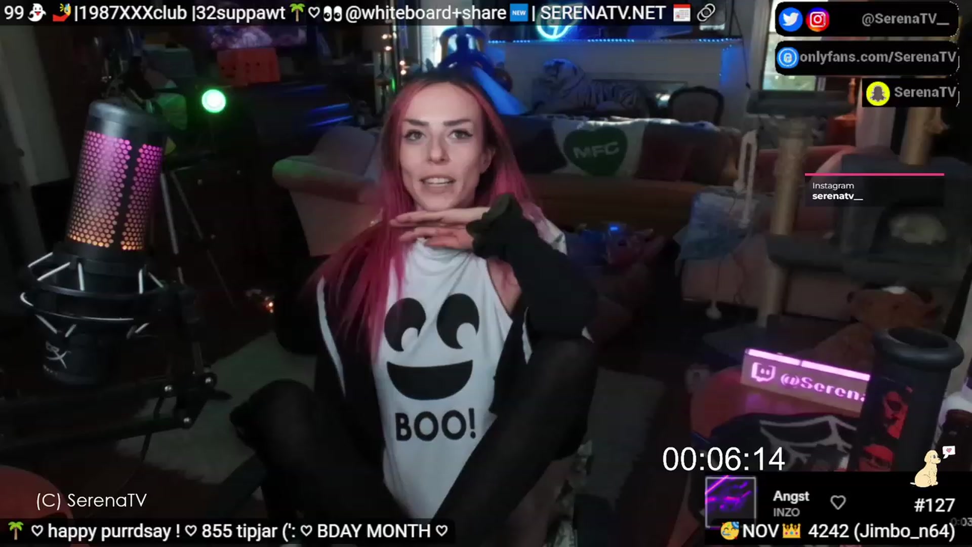 Gallery image thumbnail from serenatv's myfreecams stream on, 11/02/2023, 20:07 image 17 of 20