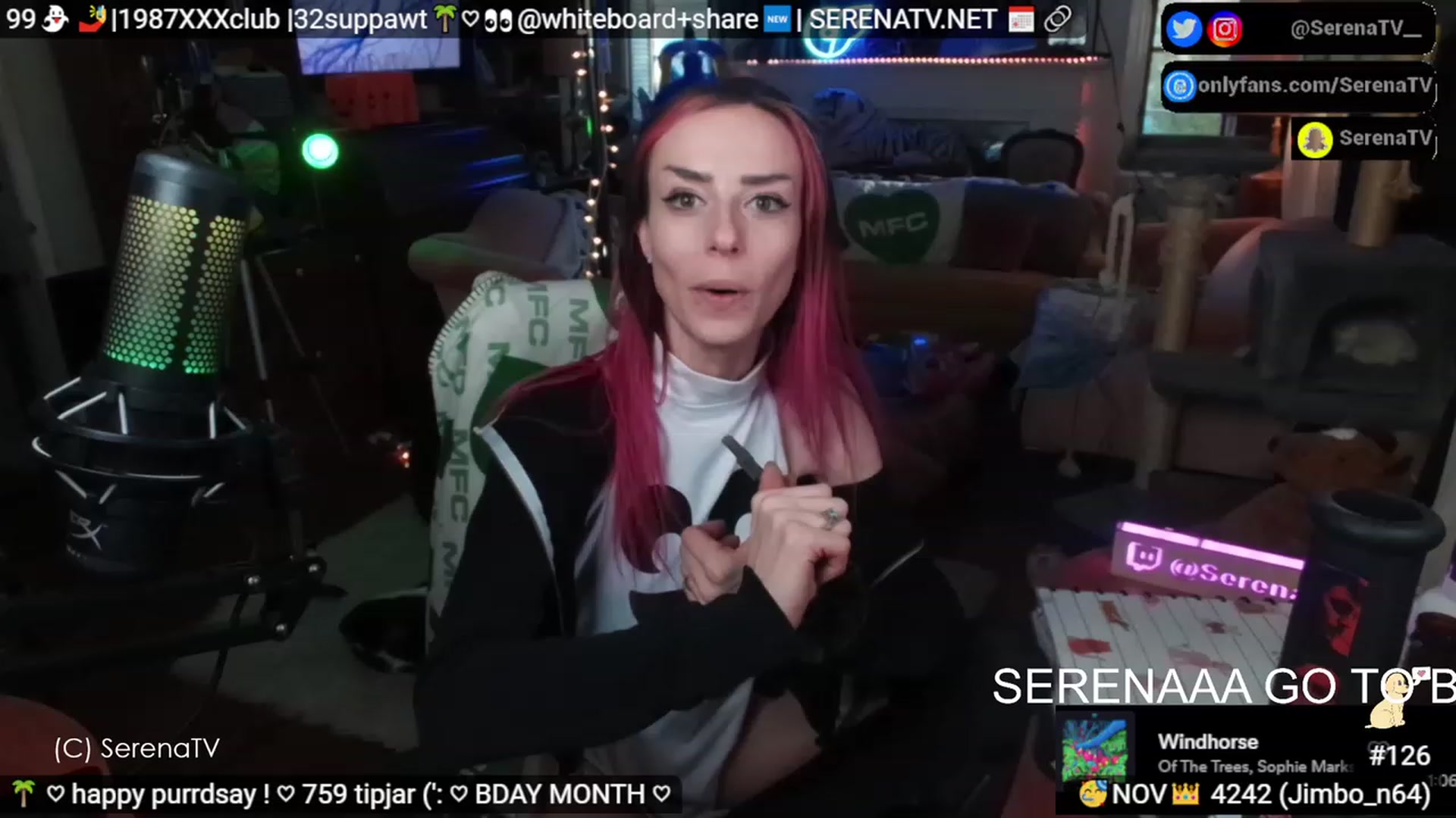 Gallery image thumbnail from serenatv's myfreecams stream on, 11/02/2023, 20:07 image 20 of 20