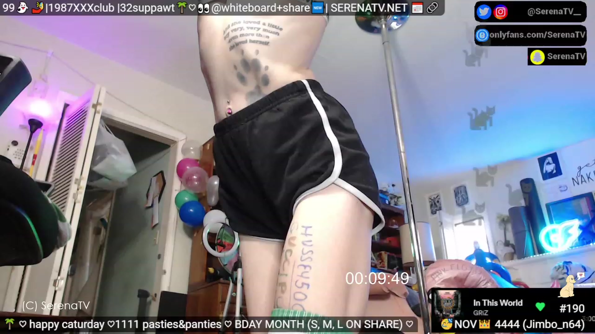 Gallery image thumbnail from serenatv's myfreecams stream on, 11/04/2023, 20:35 image 10 of 20