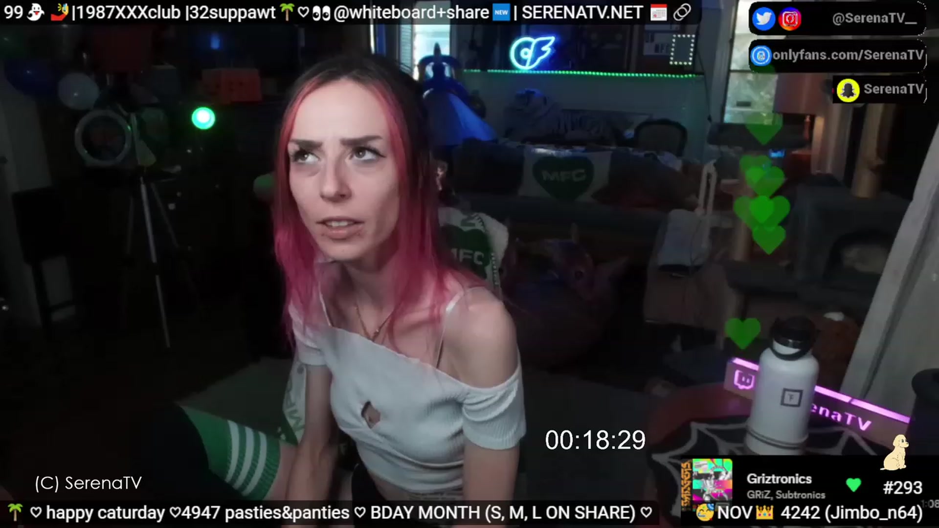 Gallery image thumbnail from serenatv's myfreecams stream on, 11/04/2023, 20:35 image 2 of 20