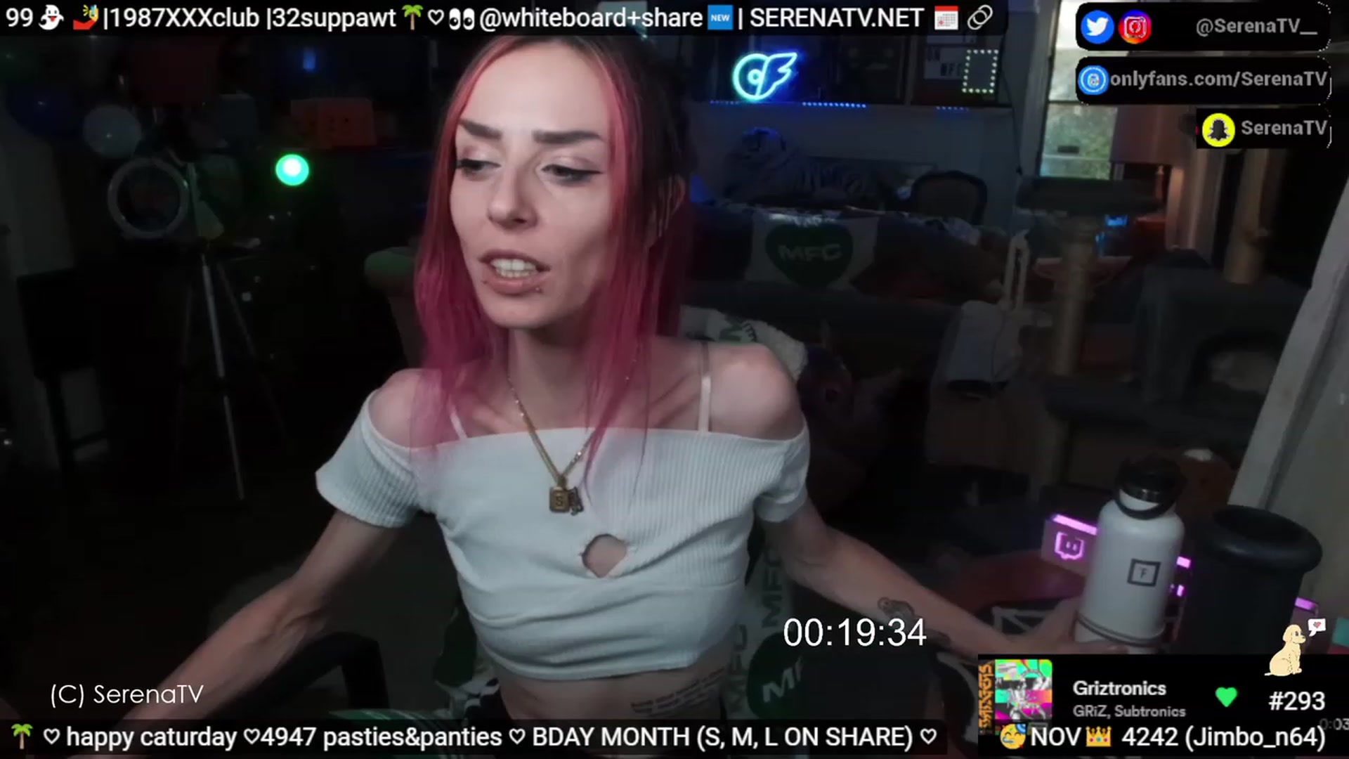 Gallery image thumbnail from serenatv's myfreecams stream on, 11/04/2023, 20:35 image 1 of 20