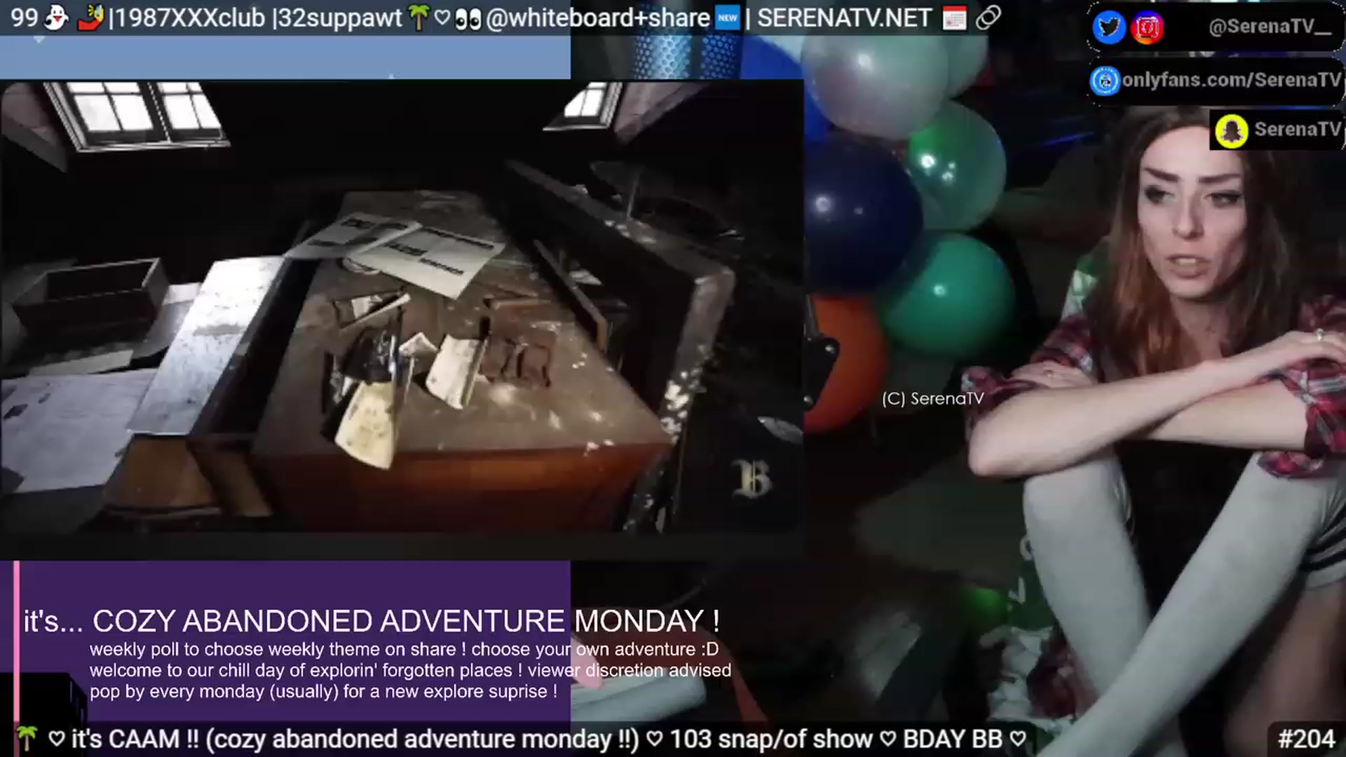 Gallery image thumbnail from serenatv's myfreecams stream on, 11/06/2023, 20:32 image 3 of 20