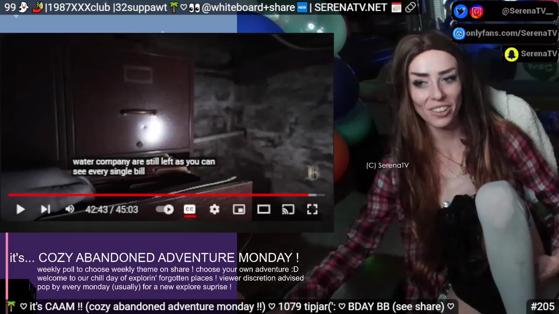 Gallery image thumbnail from serenatv's myfreecams stream on, 11/06/2023, 20:32 image 15 of 20
