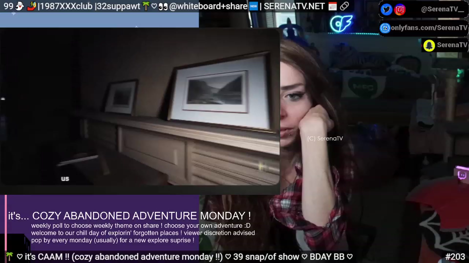 Gallery image thumbnail from serenatv's myfreecams stream on, 11/06/2023, 20:32 image 8 of 20