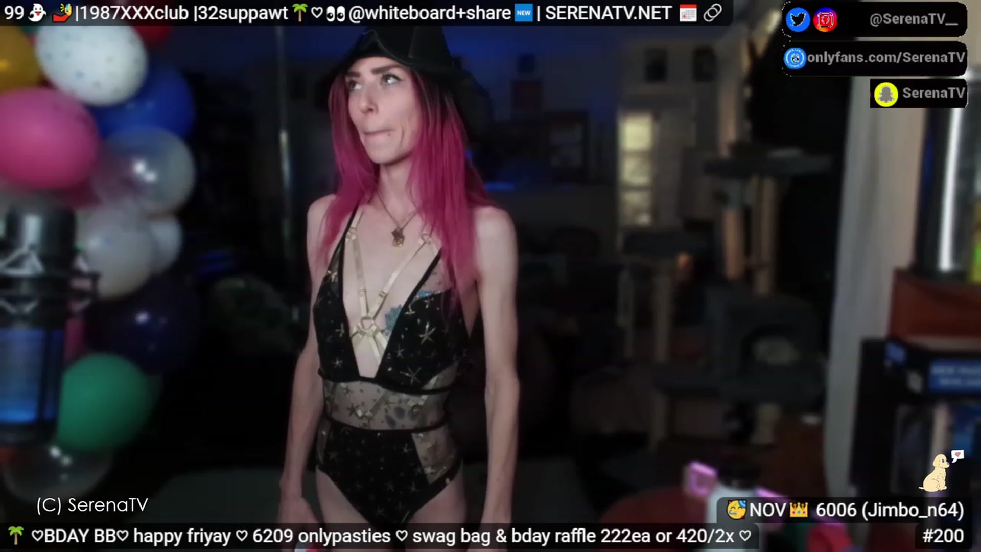 Gallery image thumbnail from serenatv's myfreecams stream on, 11/17/2023, 21:03 image 5 of 20