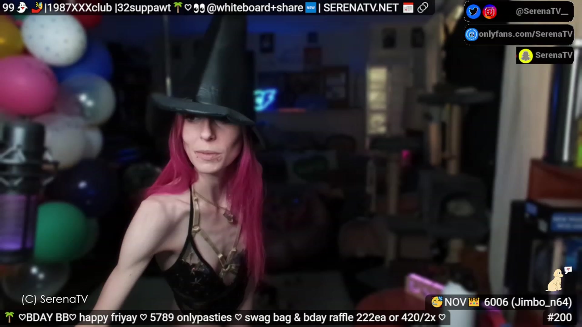 Gallery image thumbnail from serenatv's myfreecams stream on, 11/17/2023, 21:03 image 8 of 20