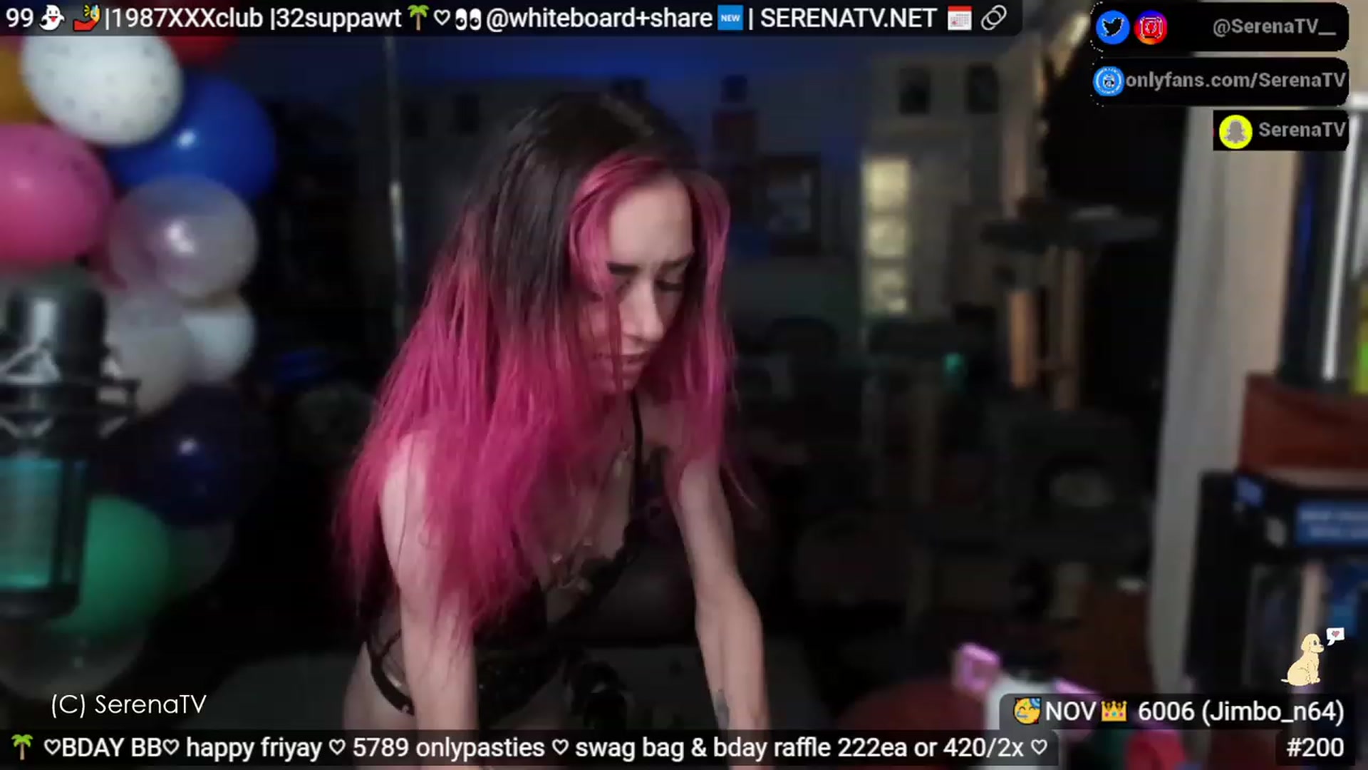 Gallery image thumbnail from serenatv's myfreecams stream on, 11/17/2023, 21:03 image 6 of 20