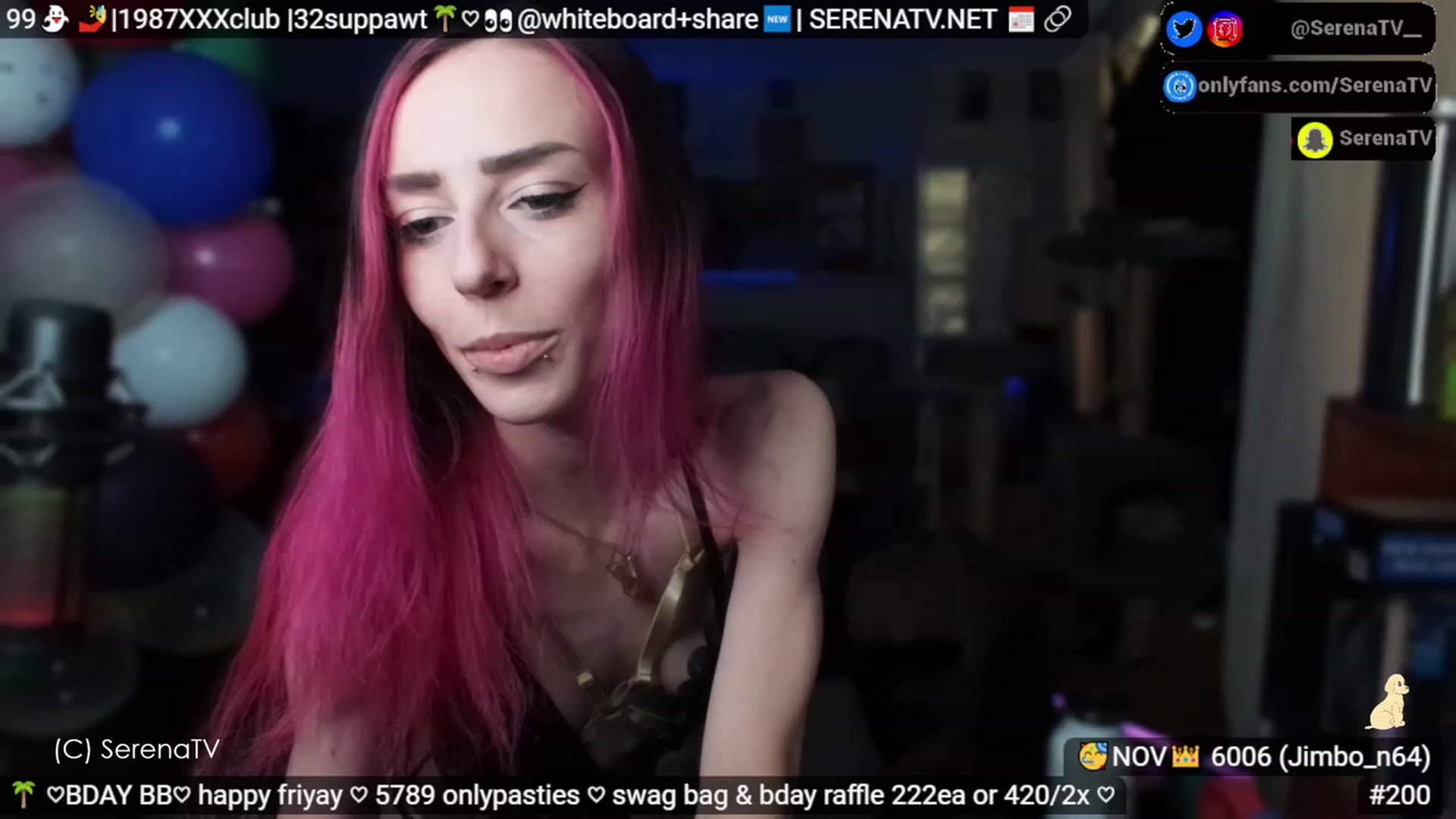 Gallery image thumbnail from serenatv's myfreecams stream on, 11/17/2023, 21:03 image 7 of 20