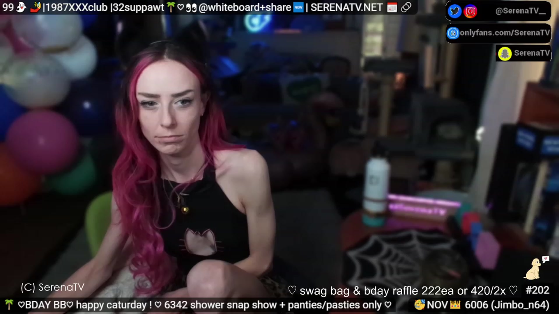 Gallery image thumbnail from serenatv's myfreecams stream on, 11/18/2023, 21:09 image 3 of 20