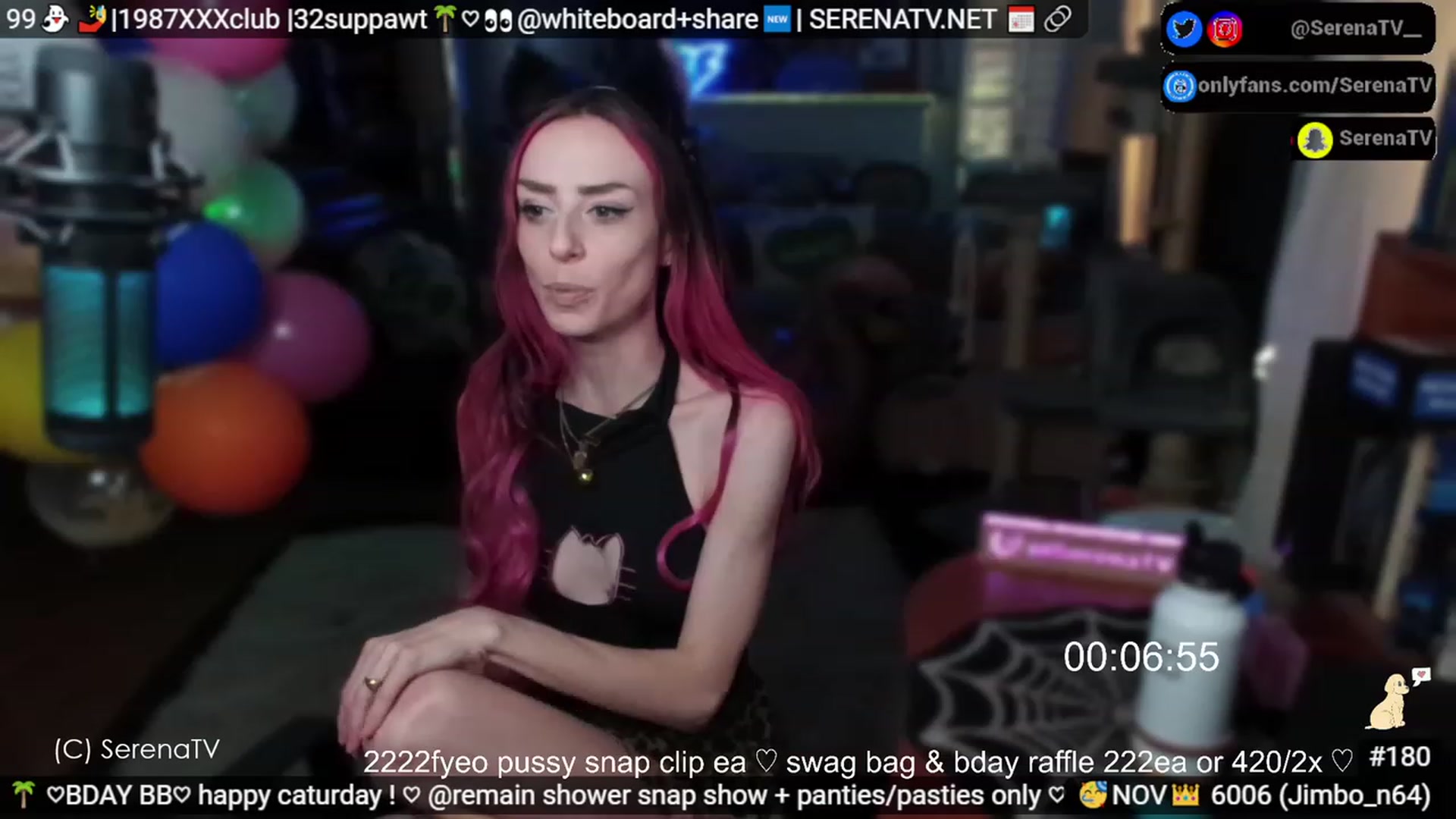 Gallery image thumbnail from serenatv's myfreecams stream on, 11/18/2023, 21:09 image 13 of 20
