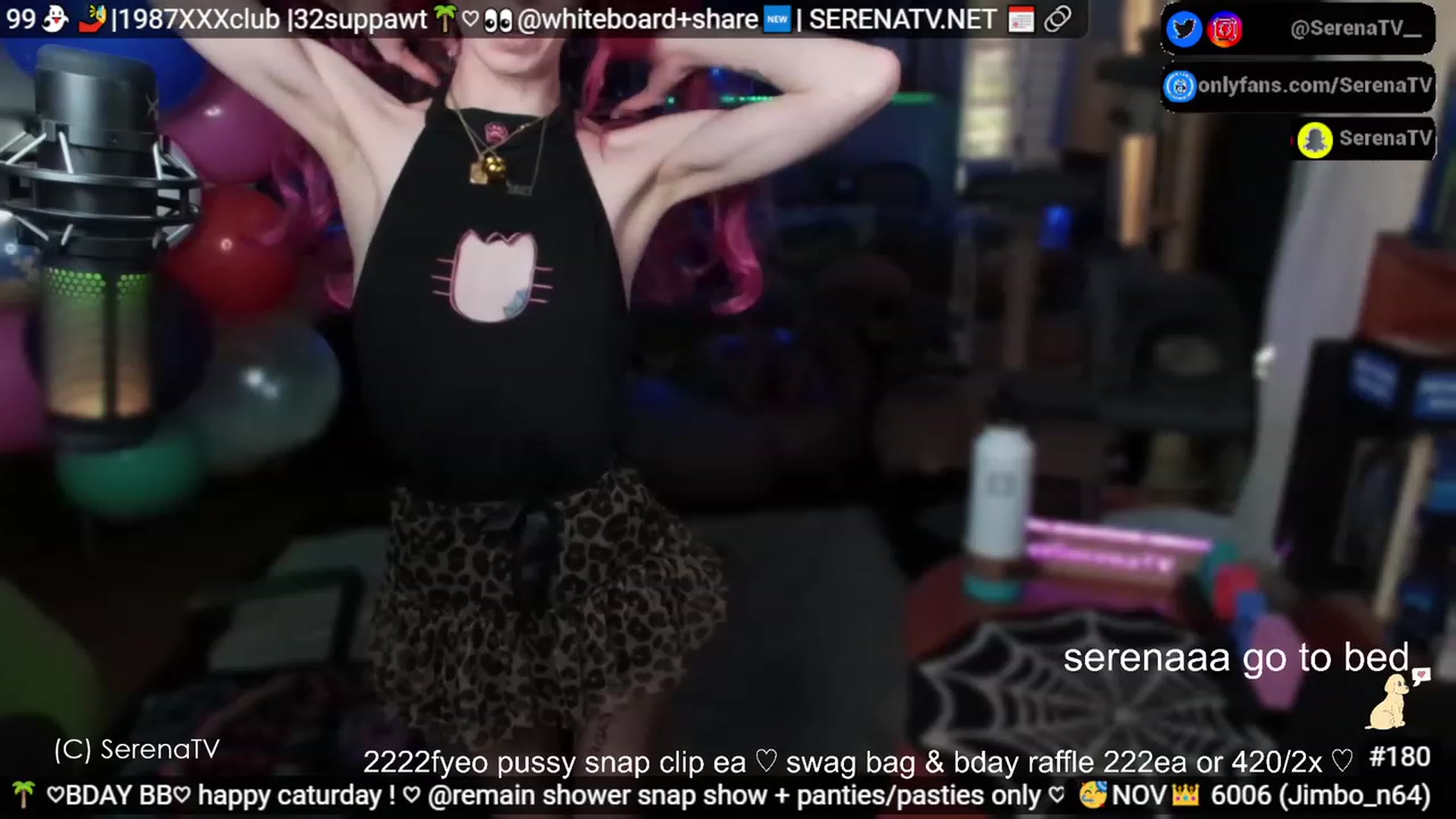 Gallery image thumbnail from serenatv's myfreecams stream on, 11/18/2023, 21:09 image 18 of 20