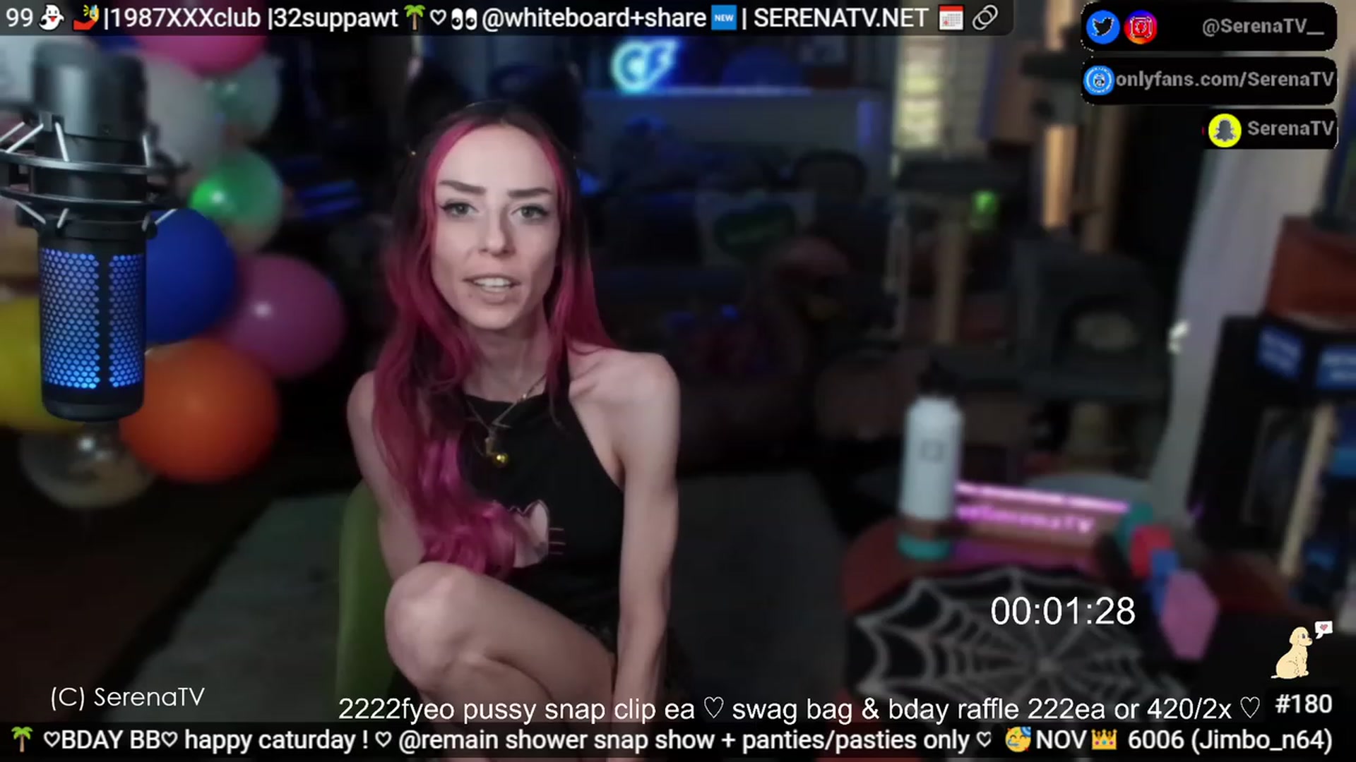 Gallery image thumbnail from serenatv's myfreecams stream on, 11/18/2023, 21:09 image 16 of 20