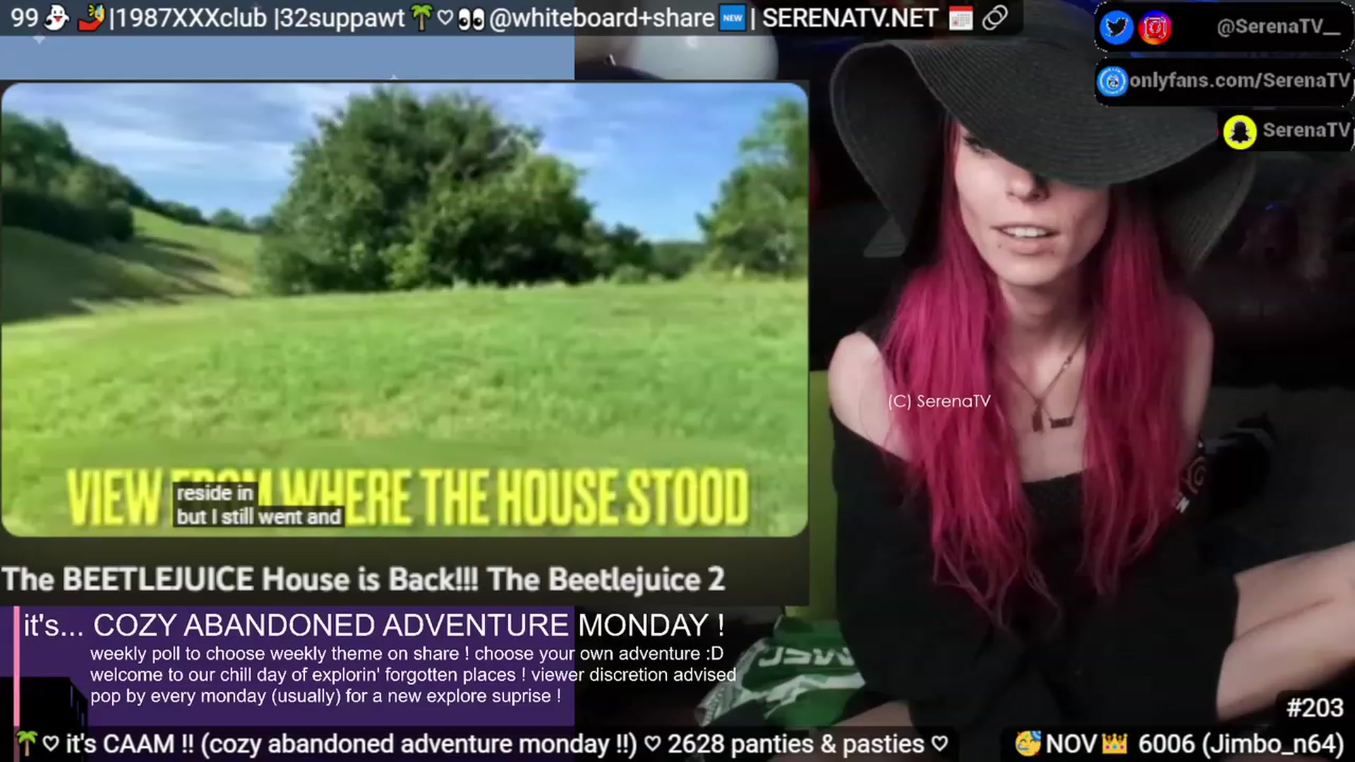Gallery image thumbnail from serenatv's myfreecams stream on, 11/20/2023, 21:17 image 1 of 20