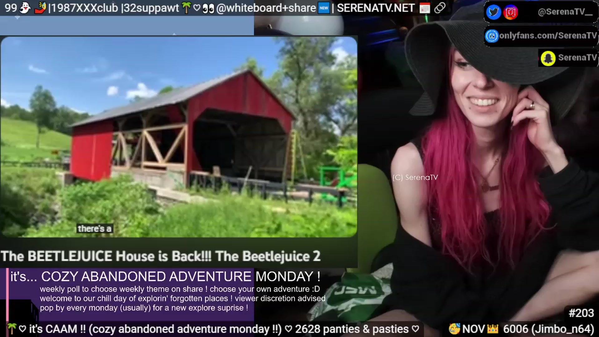 Gallery image thumbnail from serenatv's myfreecams stream on, 11/20/2023, 21:17 image 6 of 20
