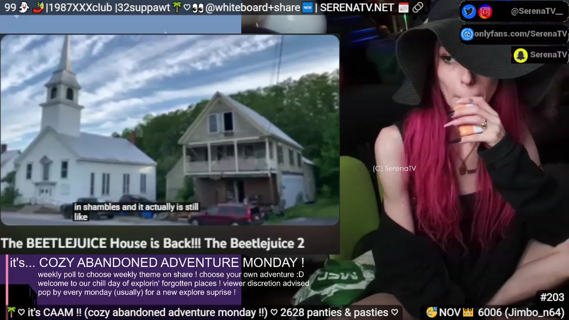 Gallery image thumbnail from serenatv's myfreecams stream on, 11/20/2023, 21:17 image 3 of 20