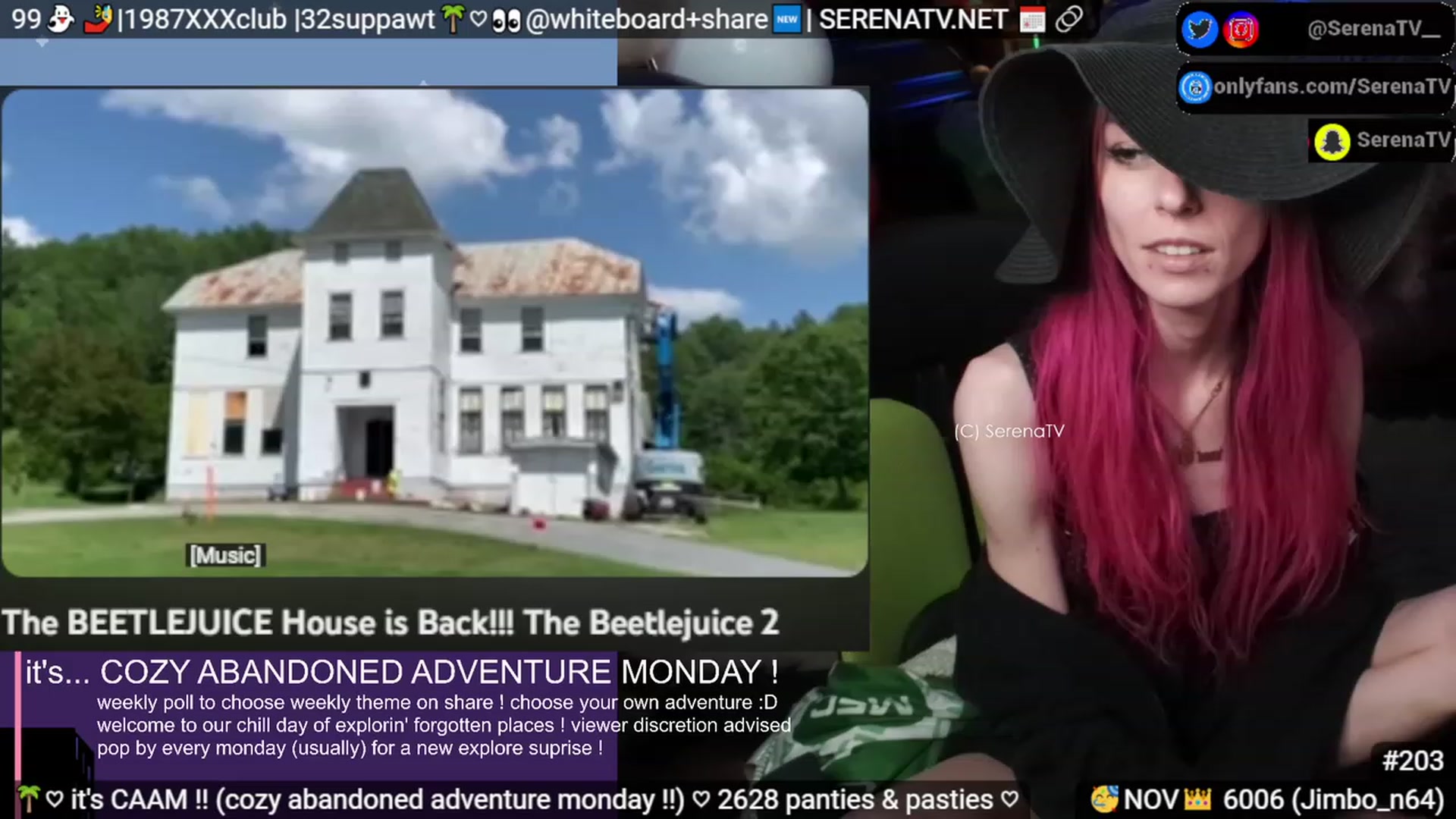 Gallery image thumbnail from serenatv's myfreecams stream on, 11/20/2023, 21:17 image 9 of 20