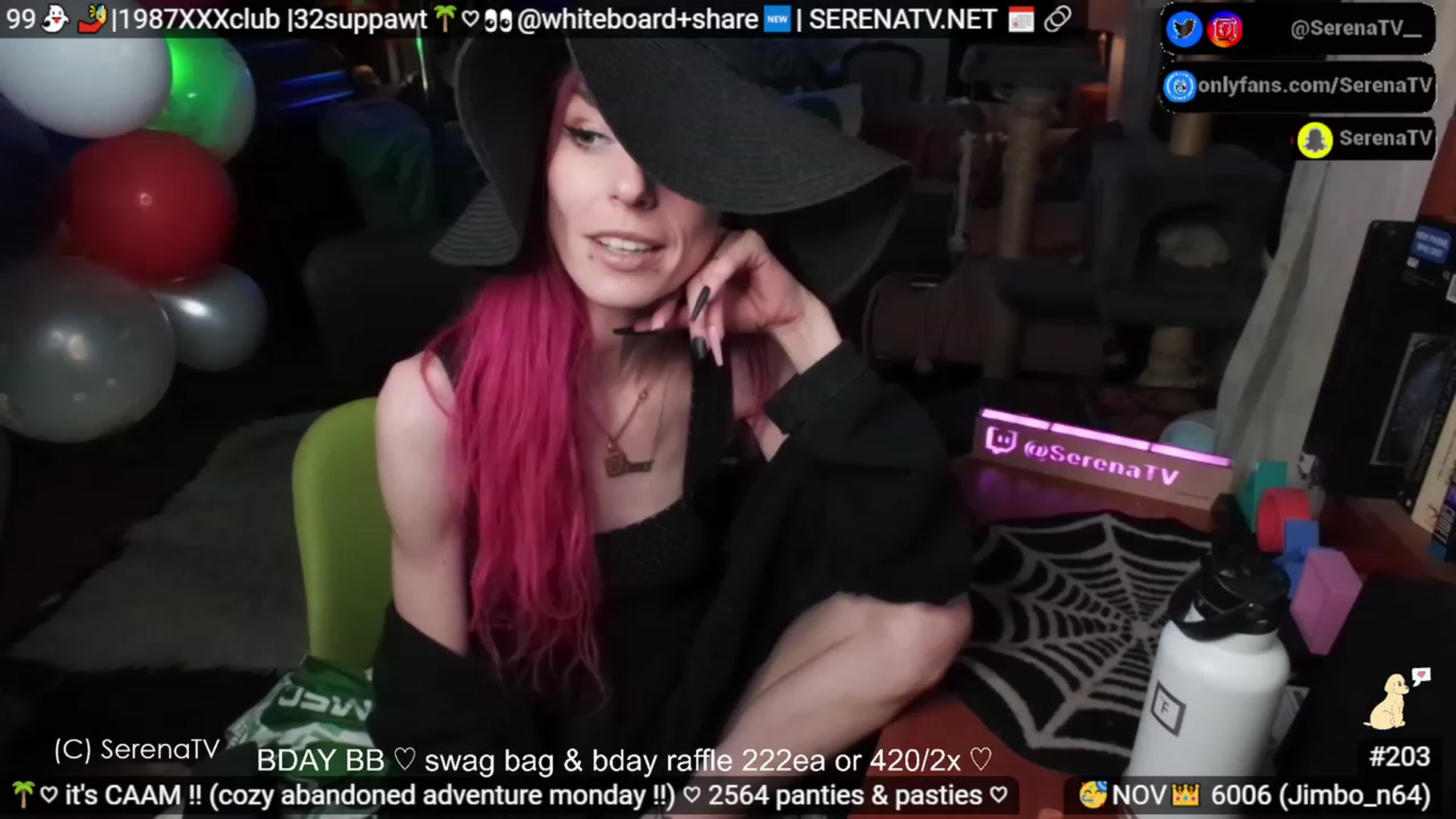 Gallery image thumbnail from serenatv's myfreecams stream on, 11/20/2023, 21:17 image 17 of 20