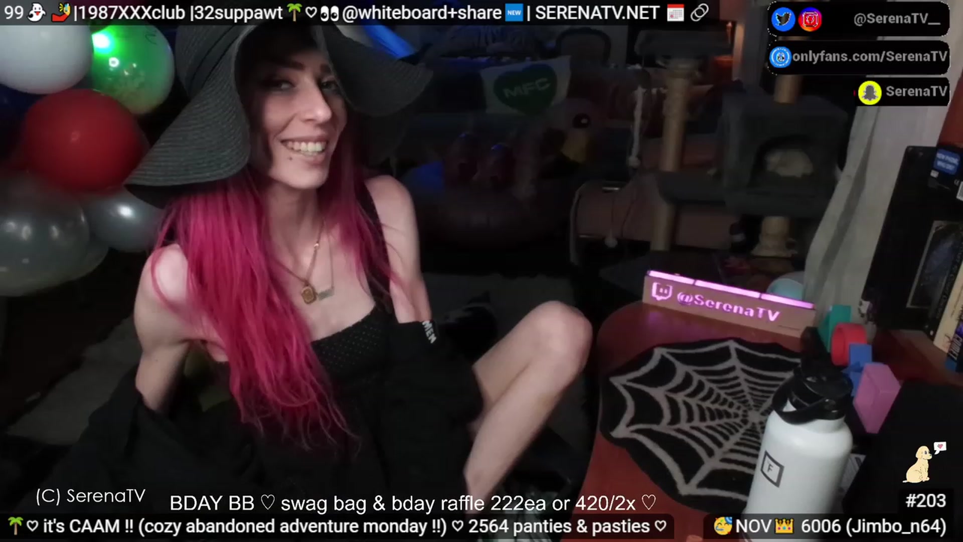 Gallery image thumbnail from serenatv's myfreecams stream on, 11/20/2023, 21:17 image 19 of 20